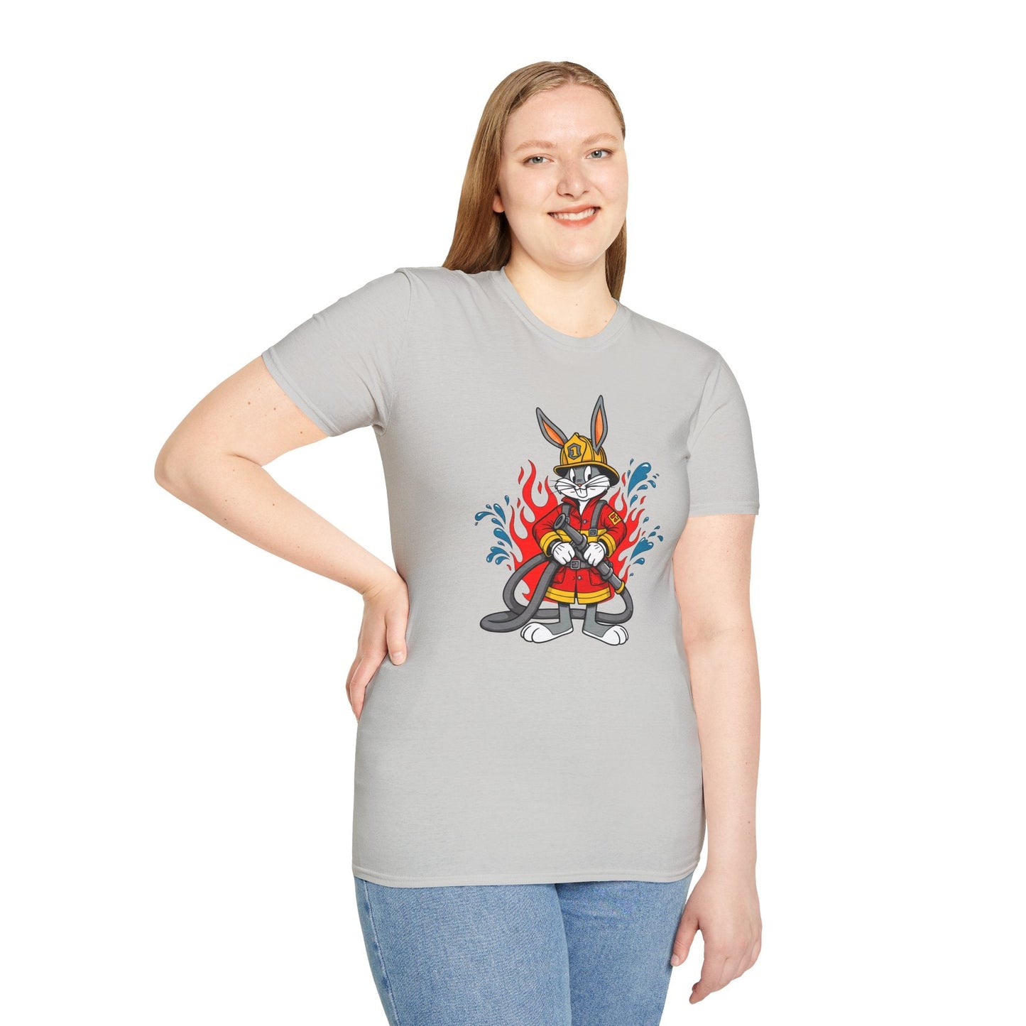Bugs Bunny T Shirt Unisex Cartoon Tee Softstyle 64000 Cotton Graphic Tee For Fans