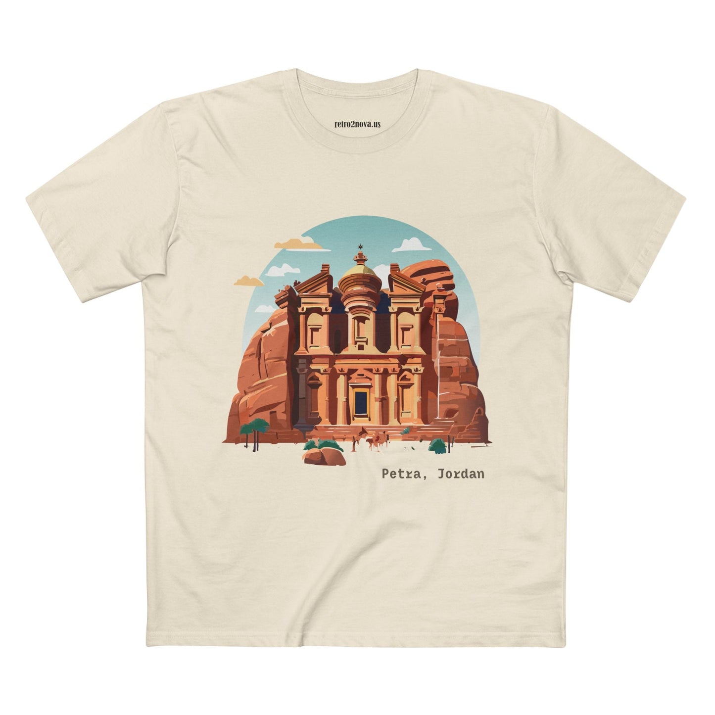 Petra Travel Shirt Unisex Premium Cotton Tee With Original Art Design For Tourists TT22