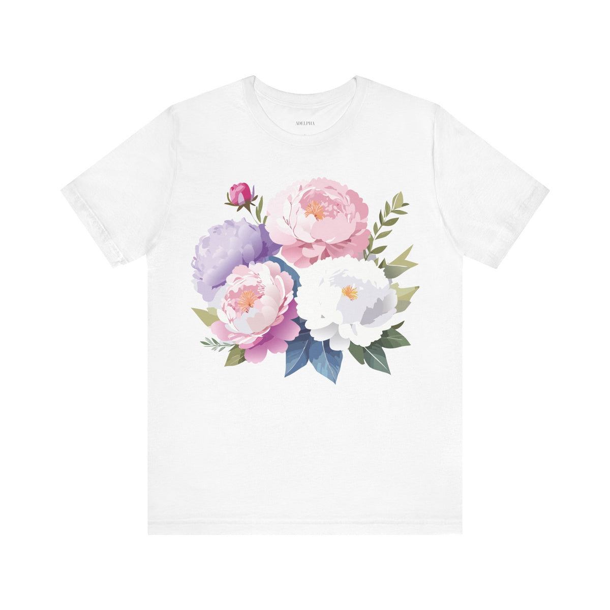 Floral Graphic Tee Shirt - Bella+Canvas Unisex 100 Cotton 37