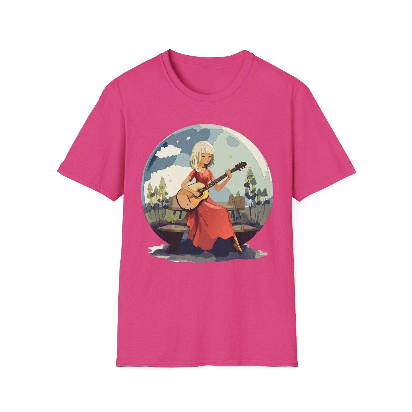 Womens Graphic T Shirts Art Design Shirt Unisex Softstyle Cotton Tee Quality Comfort Everyday Style