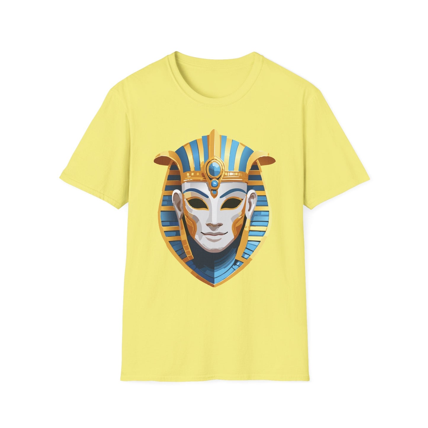 Mask Tee Shirt Unisex Gildan Softstyle 64000 Cotton Tee With Masquerade Design Artwork
