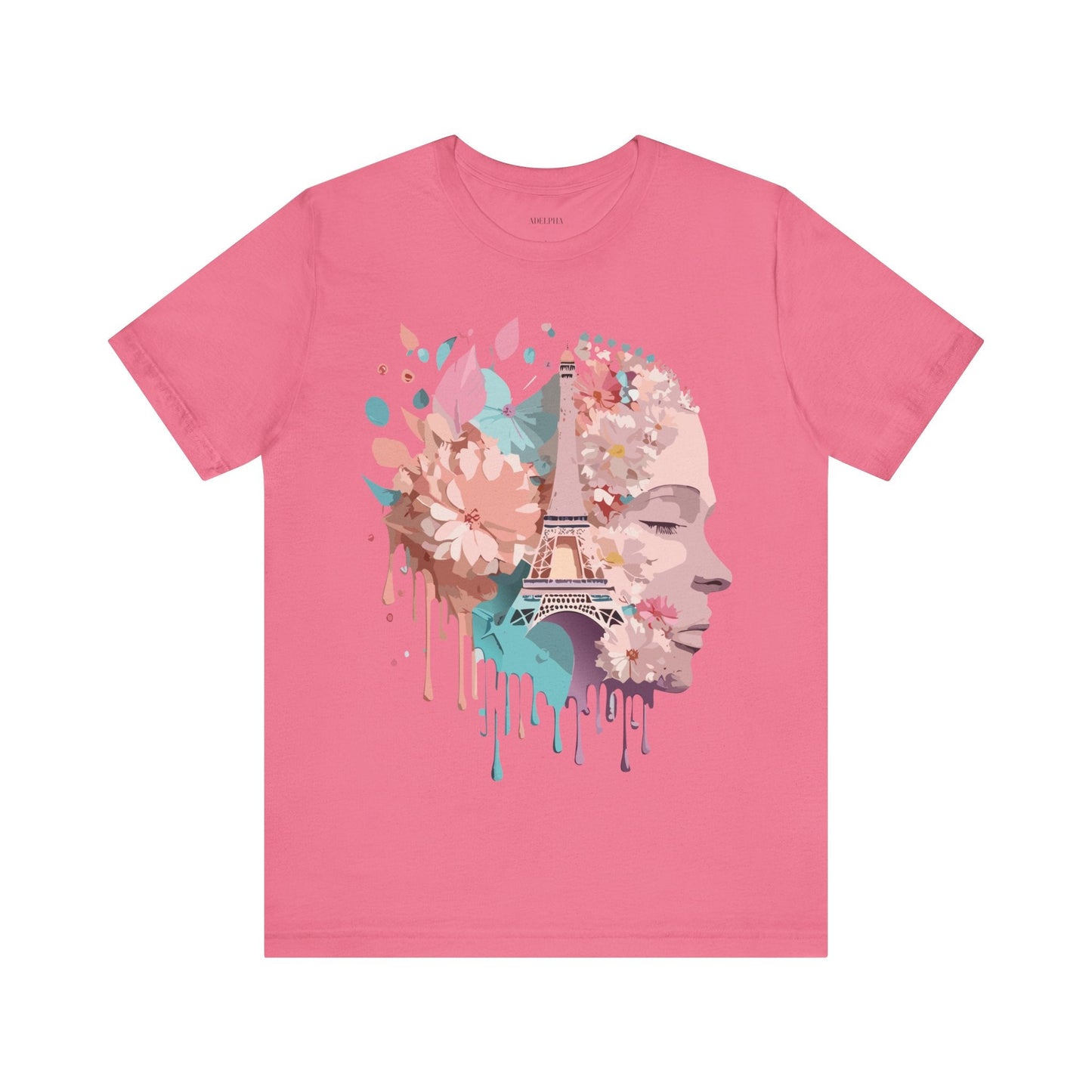Paris Tourist Shirt Unisex Graphic Tee Featuring Adelpha Vintage Art Design Premium Comfort