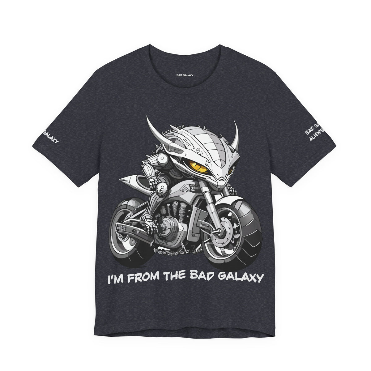 Alien Graphic Unisex Cotton Bella+Canvas Tee with Art Design b83