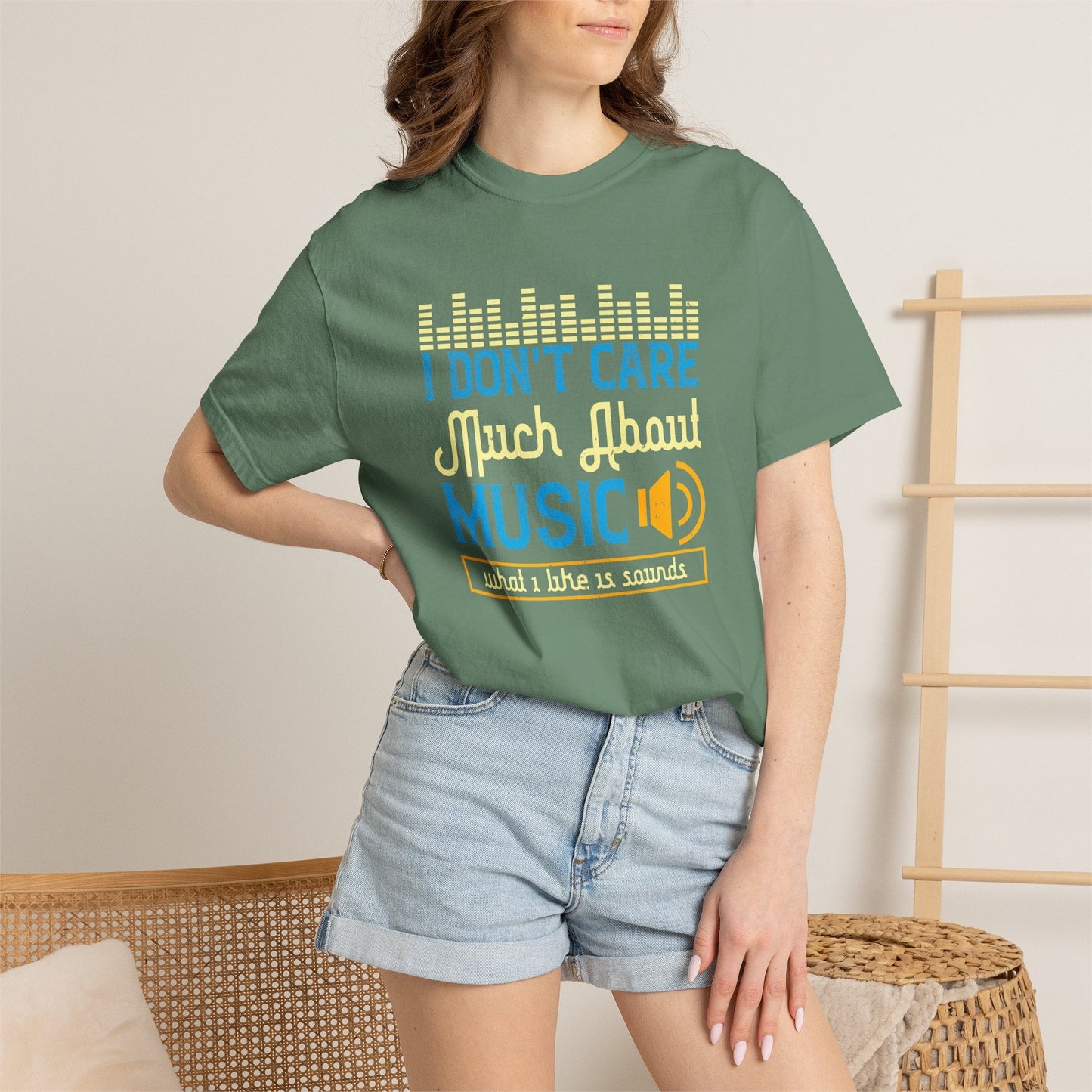 Music Graphic Design Unisex Cotton T-shirt m6