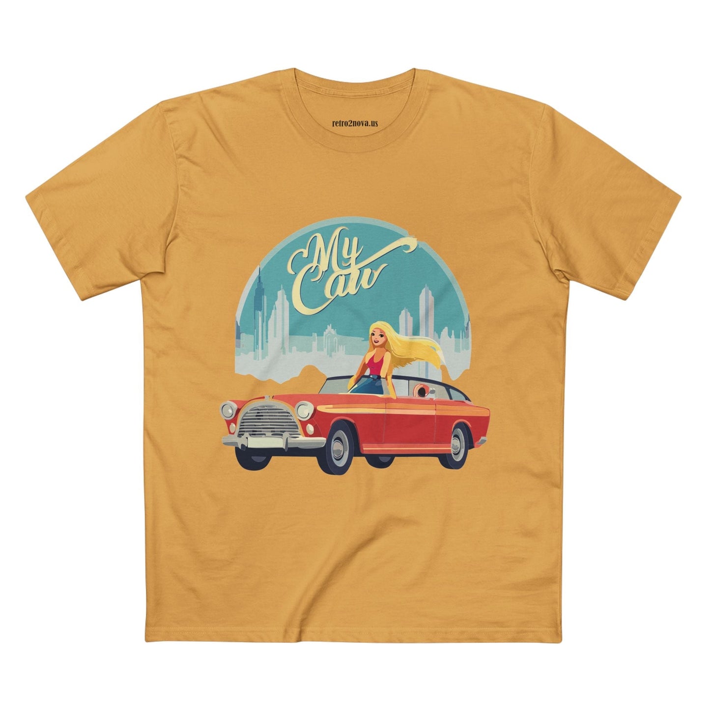 Retro Car Shirts Vintage Car RC13 Unisex Premium Cotton Tee With Original Art Design Retro2Nova