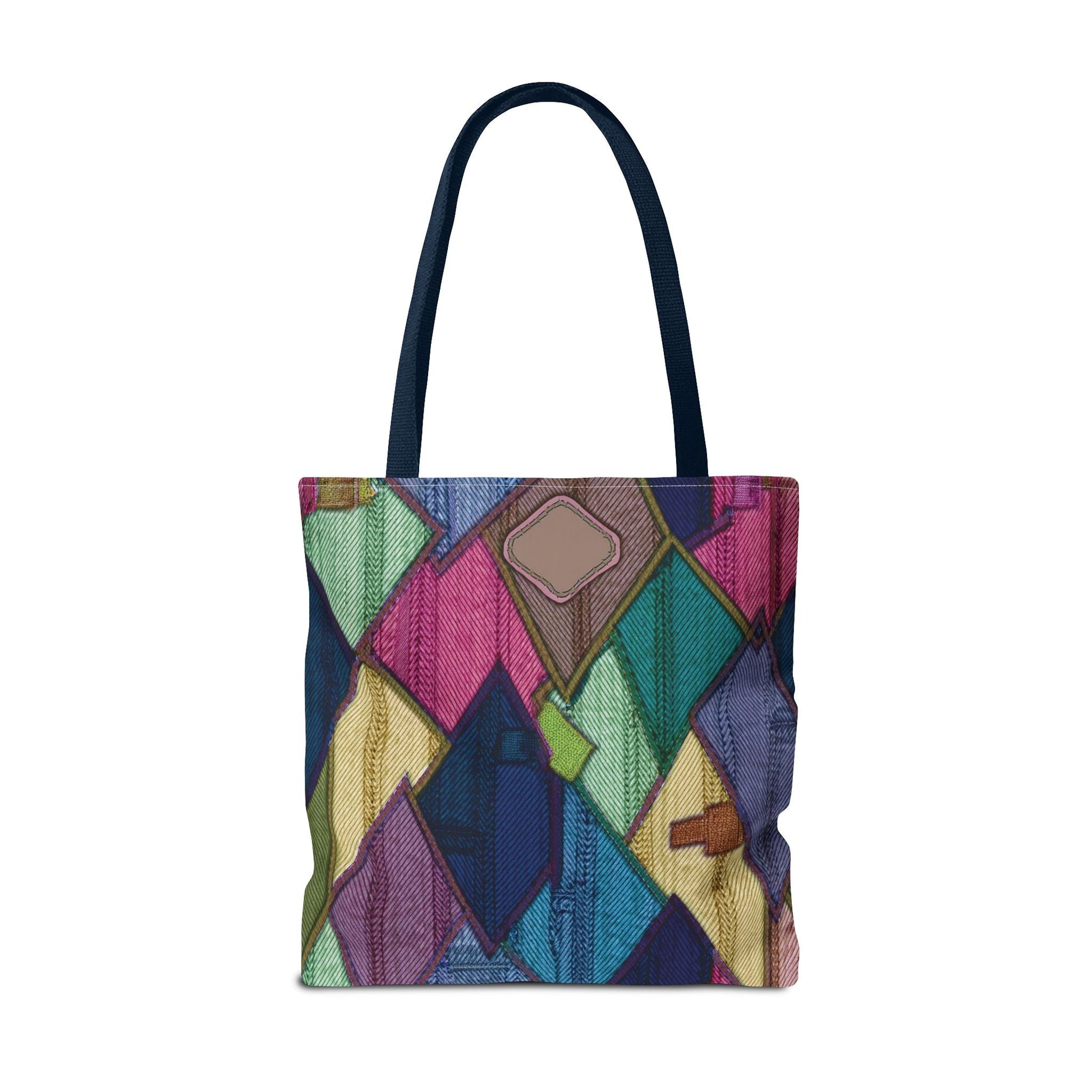 Denim Canvas Bag, Tote Bag Denim Printify