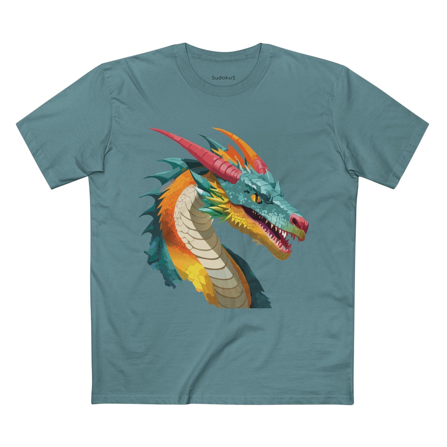 Dragon Graphic Unisex 100 Cotton Staple Tee 11
