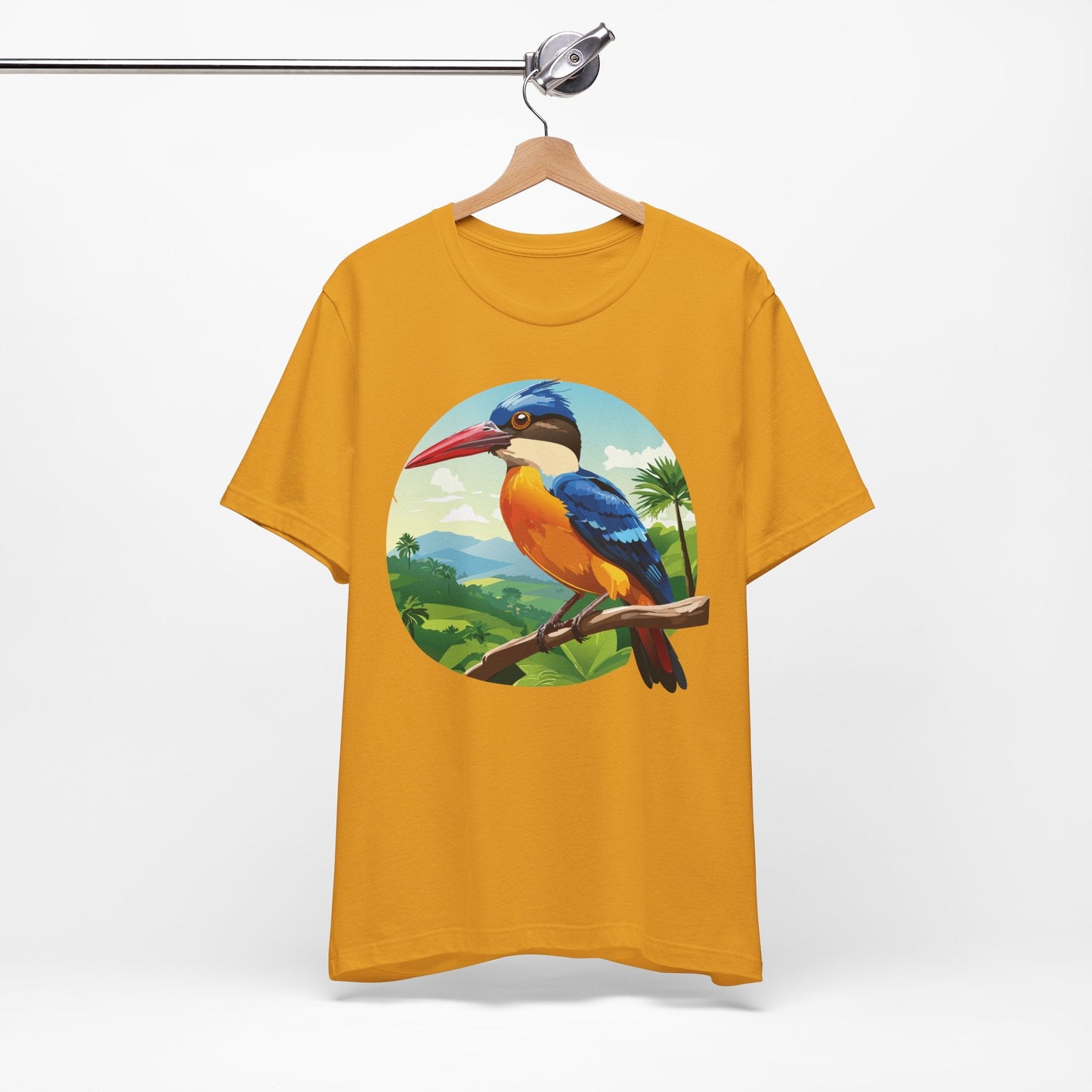 Unisex Animal Shirt With Art Design Featuring Wild Animals Jersey Short Sleeve Tee