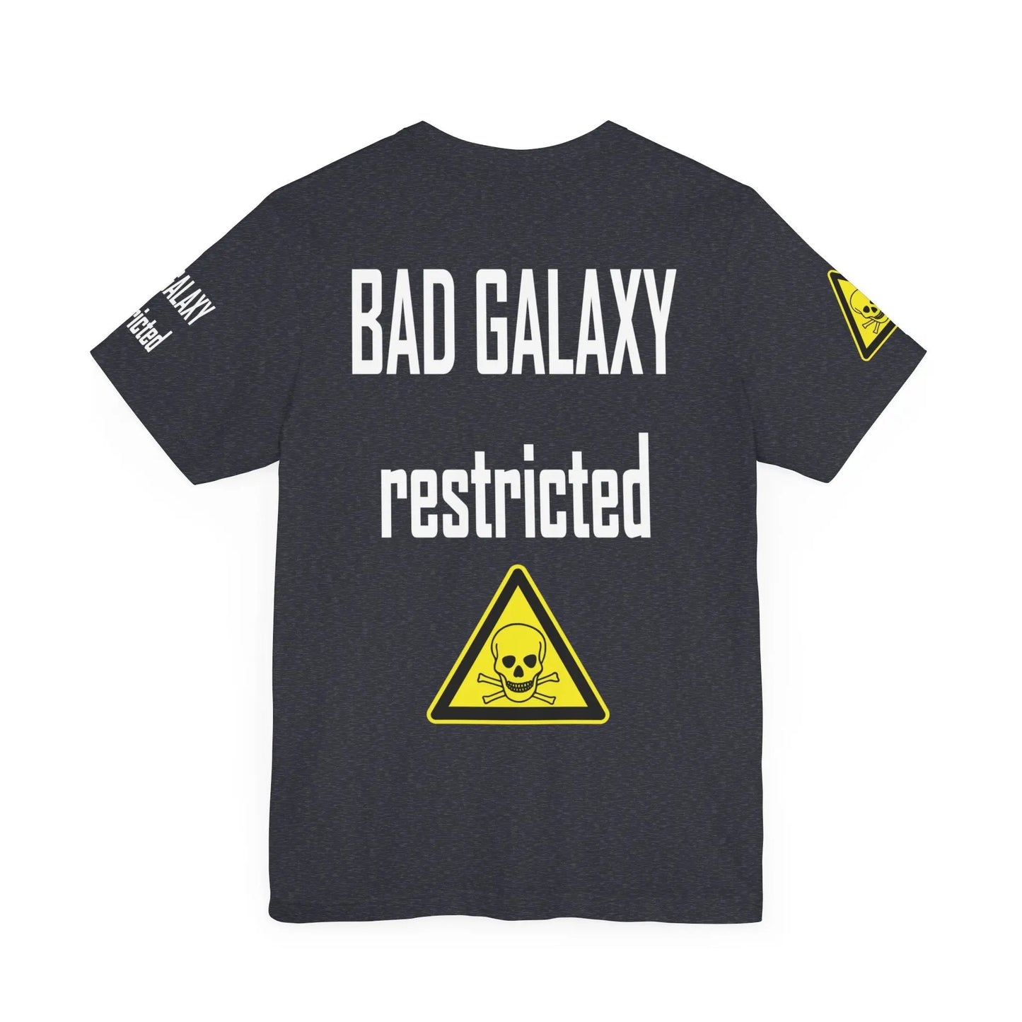 Bad Galaxy Skull T Shirt Made To Order 100 Percent Cotton Eco Friendly Inks USA Designed
