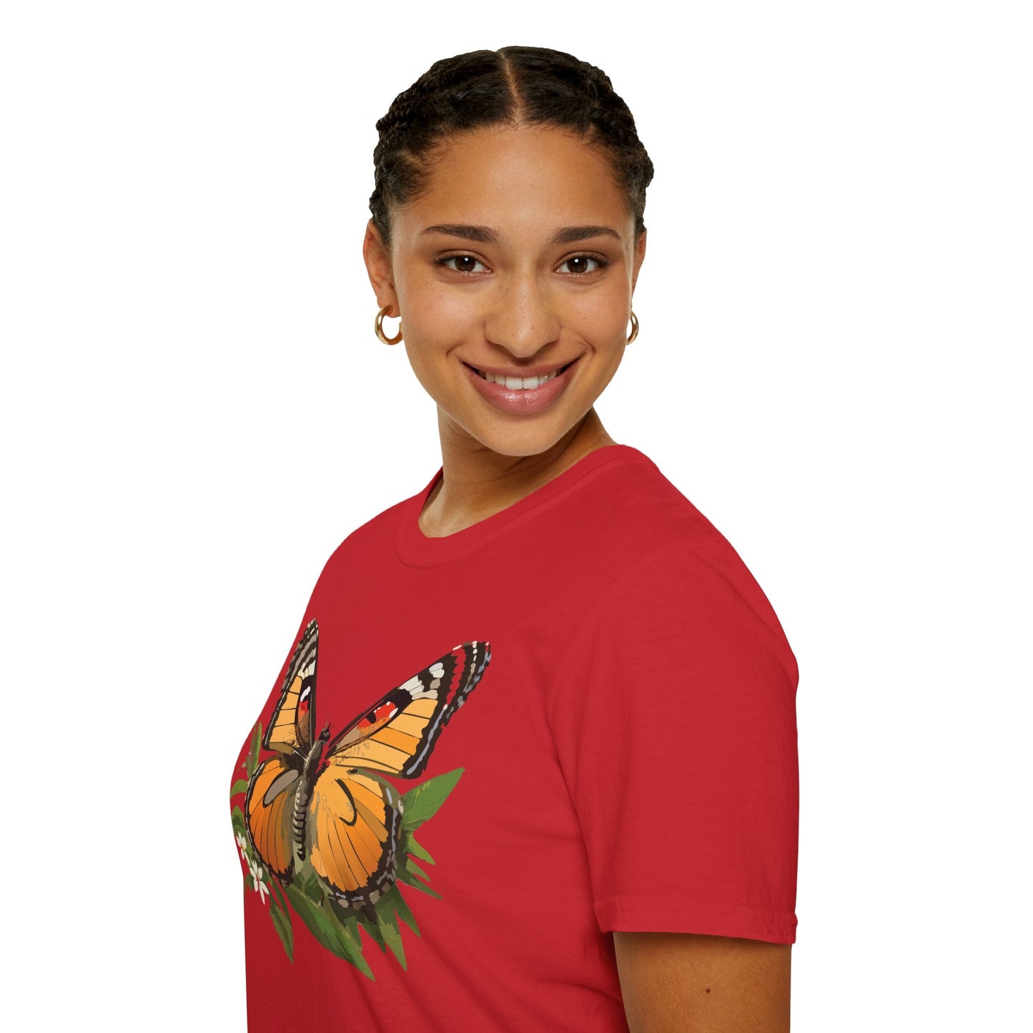 Monarch Butterfly Shirt Unisex Softstyle Tee 100 Percent Ring Spun Cotton Gildan 64000