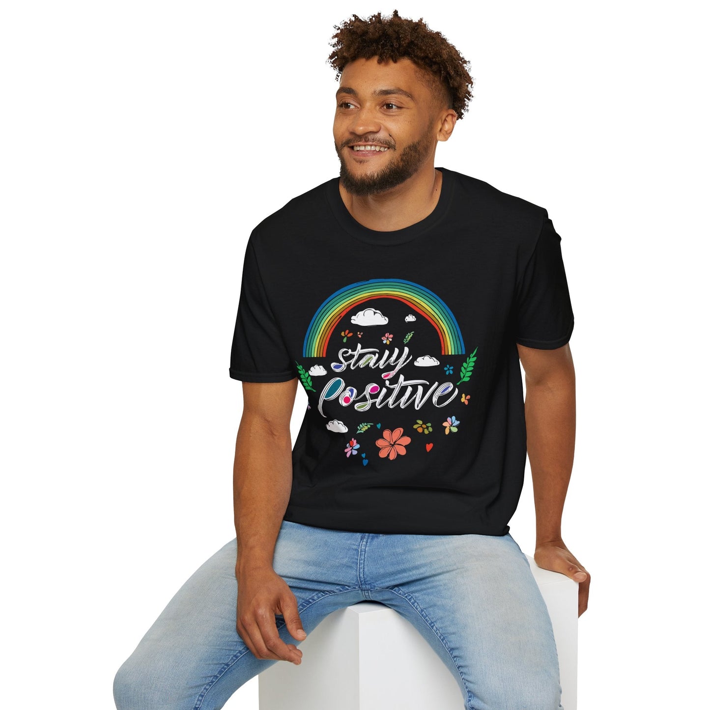 Positive Slogan T Shirts For Men And Women Unisex Short Sleeve Tee With Good Quotes Gildan Softstyle 64000
