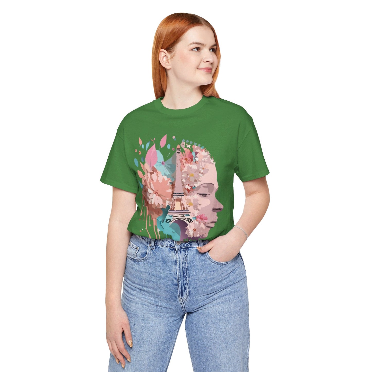 Tourist Shirt Paris Graphic Tee Unisex Jersey Short Sleeve Premium Vintage Inspired Adelpha Artwork