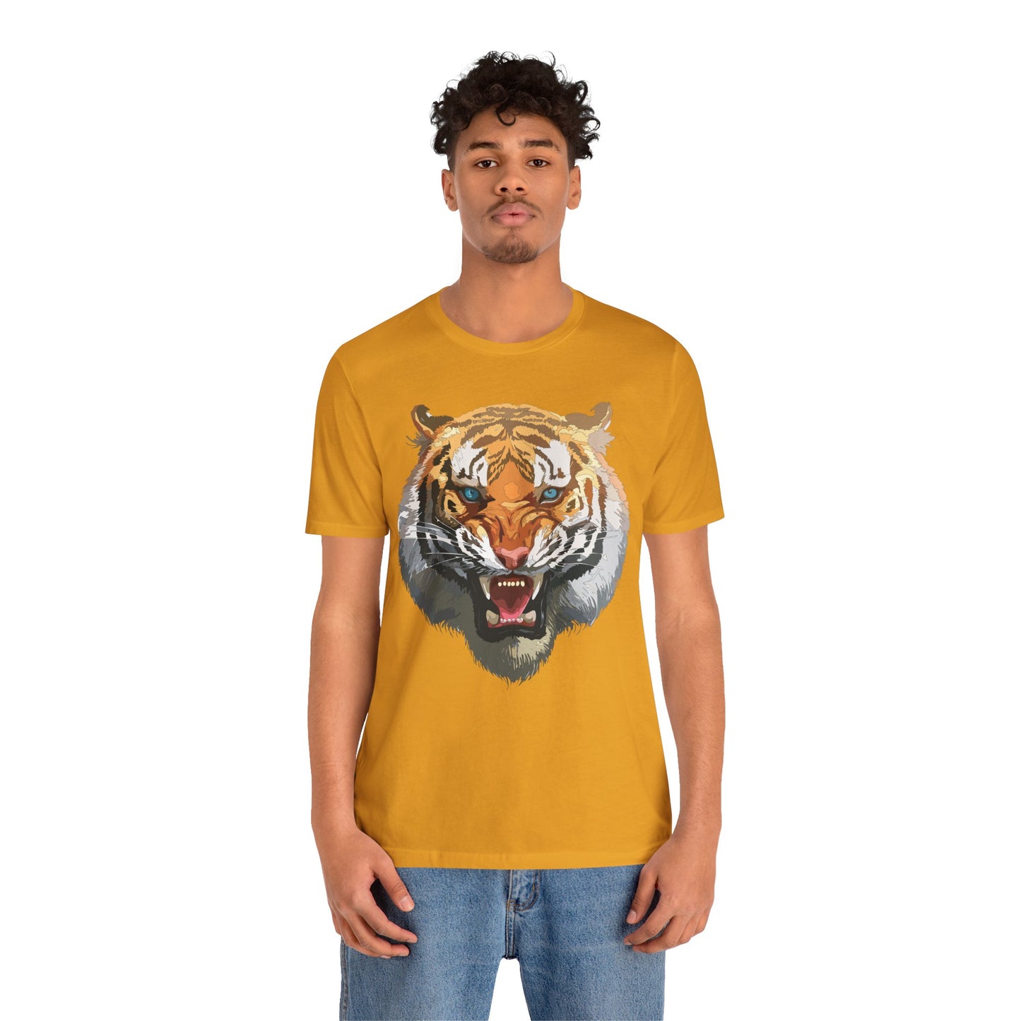 Tiger Shirt, Animal Shirt, T-Shirt with Tiger, Art Design Tee, Wild Animals Tees, Safari T-Shirt, Graphic Design Tee 15