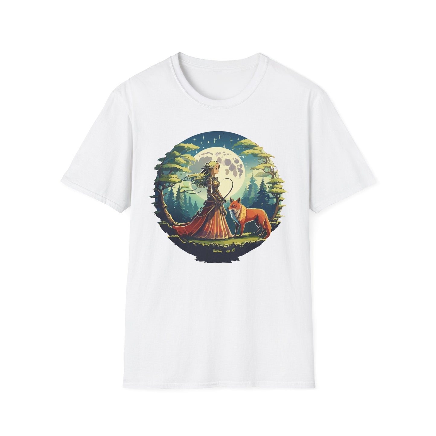 Womens Graphic T Shirt Art Design Tee Softstyle 64000 Gildan Unisex Cotton Comfort Tee