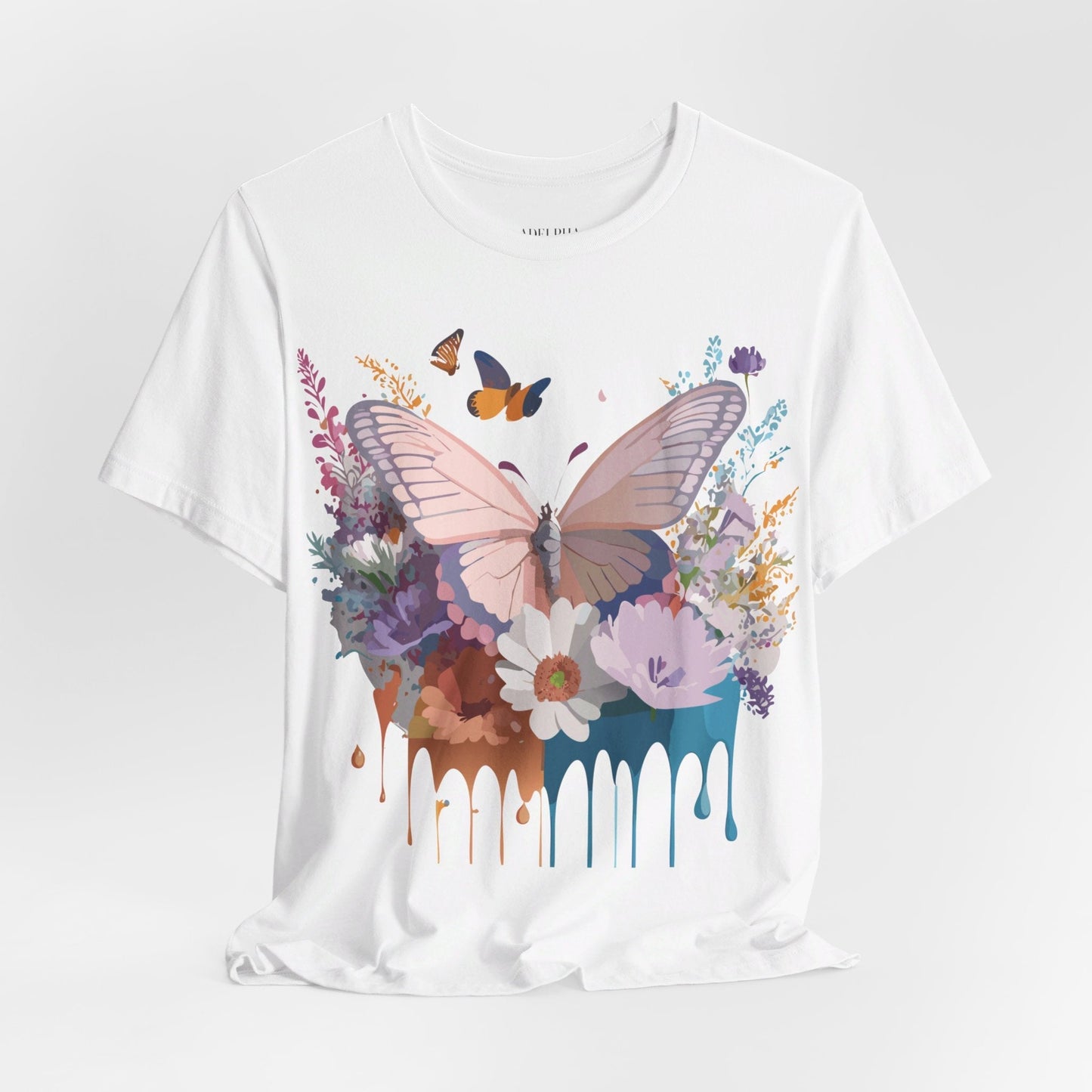 Butterfly Graphic Tee Adelpha Art Design Unisex Short Sleeve Shirt