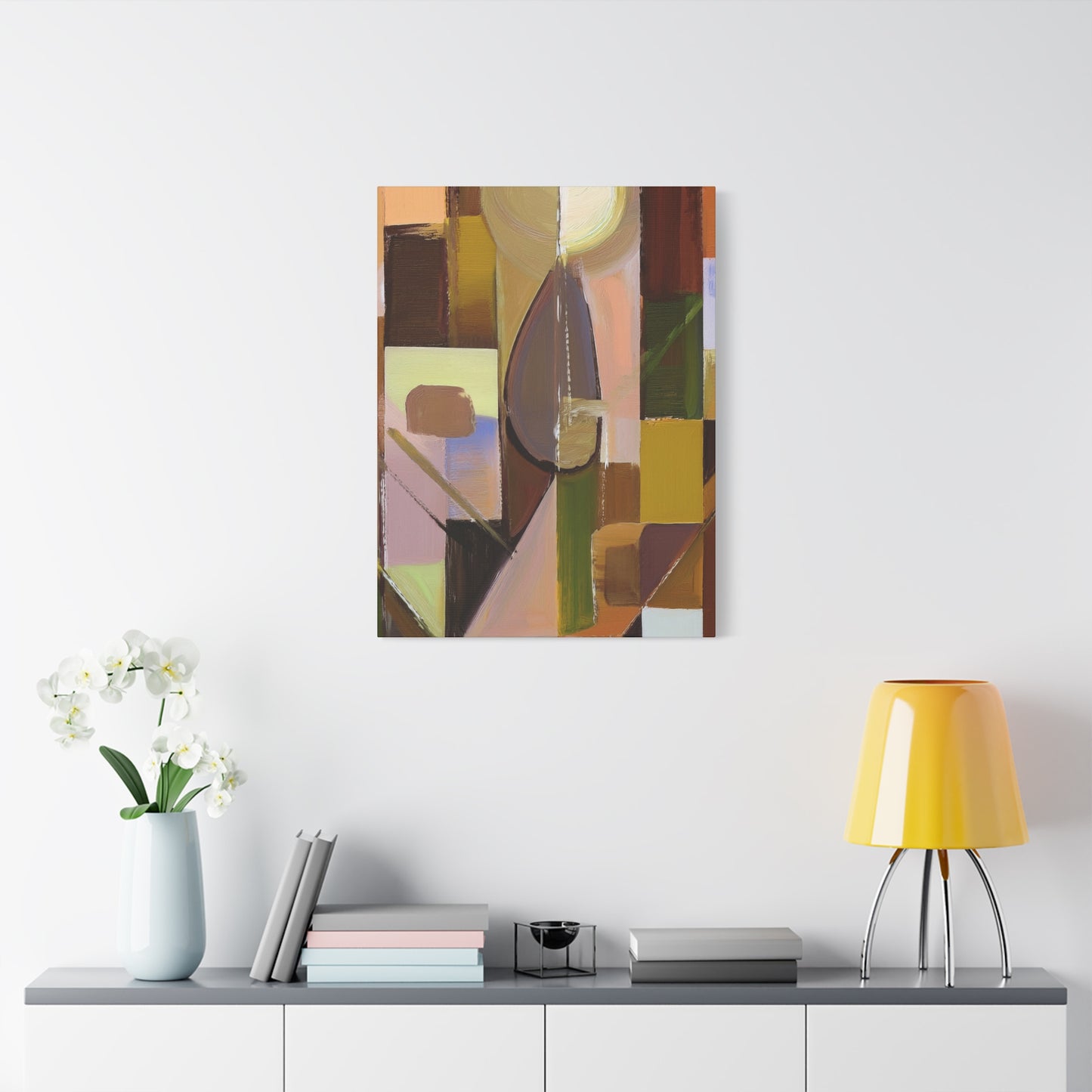 Abstract Geometric Painting Print Canvas 20x24,20x30,24x30 24x32,24x36,30x40 32x48,36x48,40x60 Pine-Wood Inner Frame ABS-55