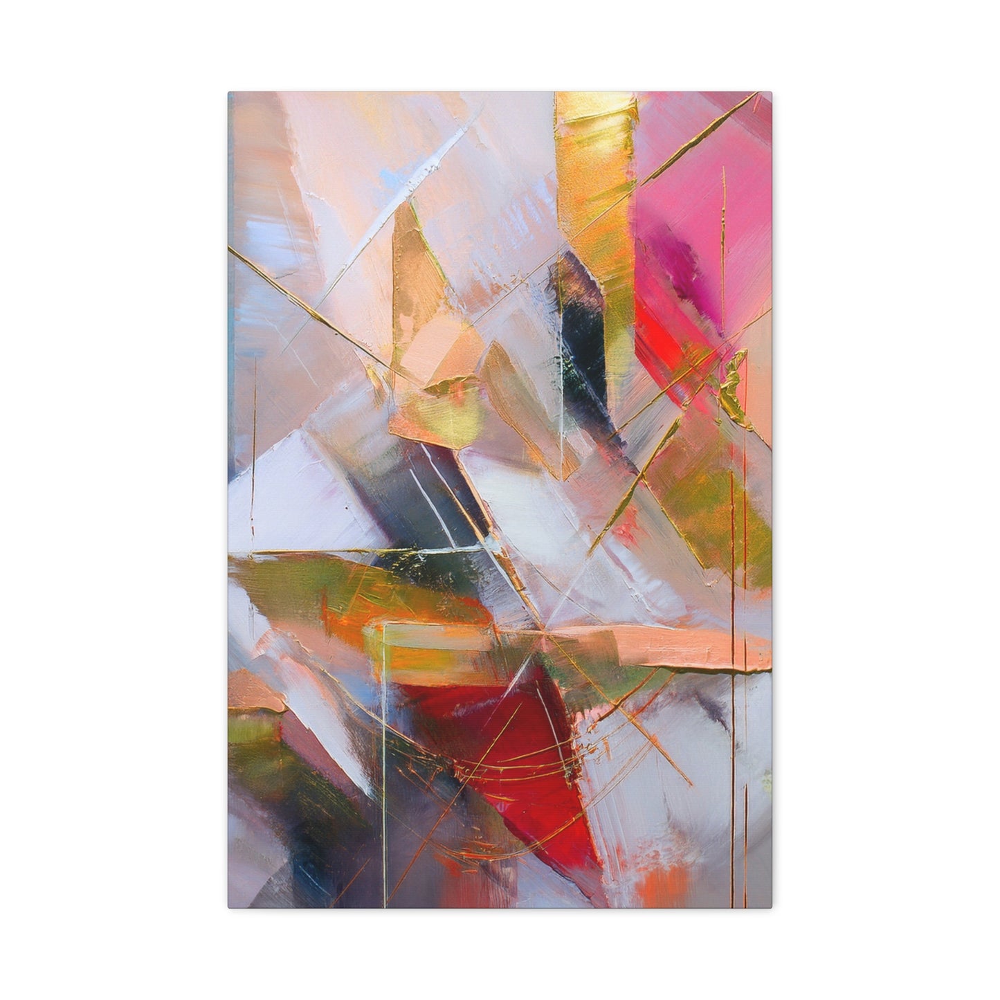 Abstract Oil Painting Print Canvas 20x24,20x30,24x30 24x32,24x36,30x40 32x48,36x48,40x60 Pine-Wood Inner Frame ABS-179