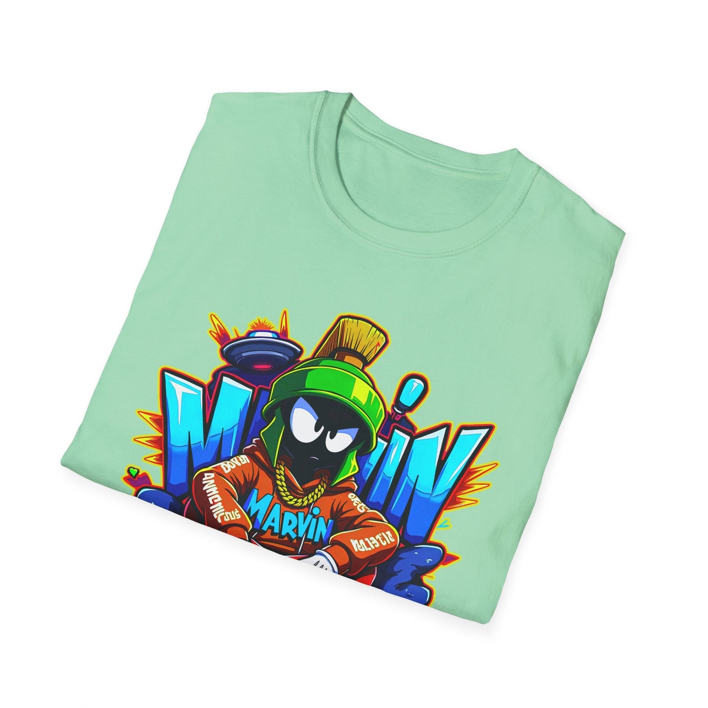Unisex Cartoon T Shirt With Funny Animals Animation Graphic Gildan Softstyle 64000