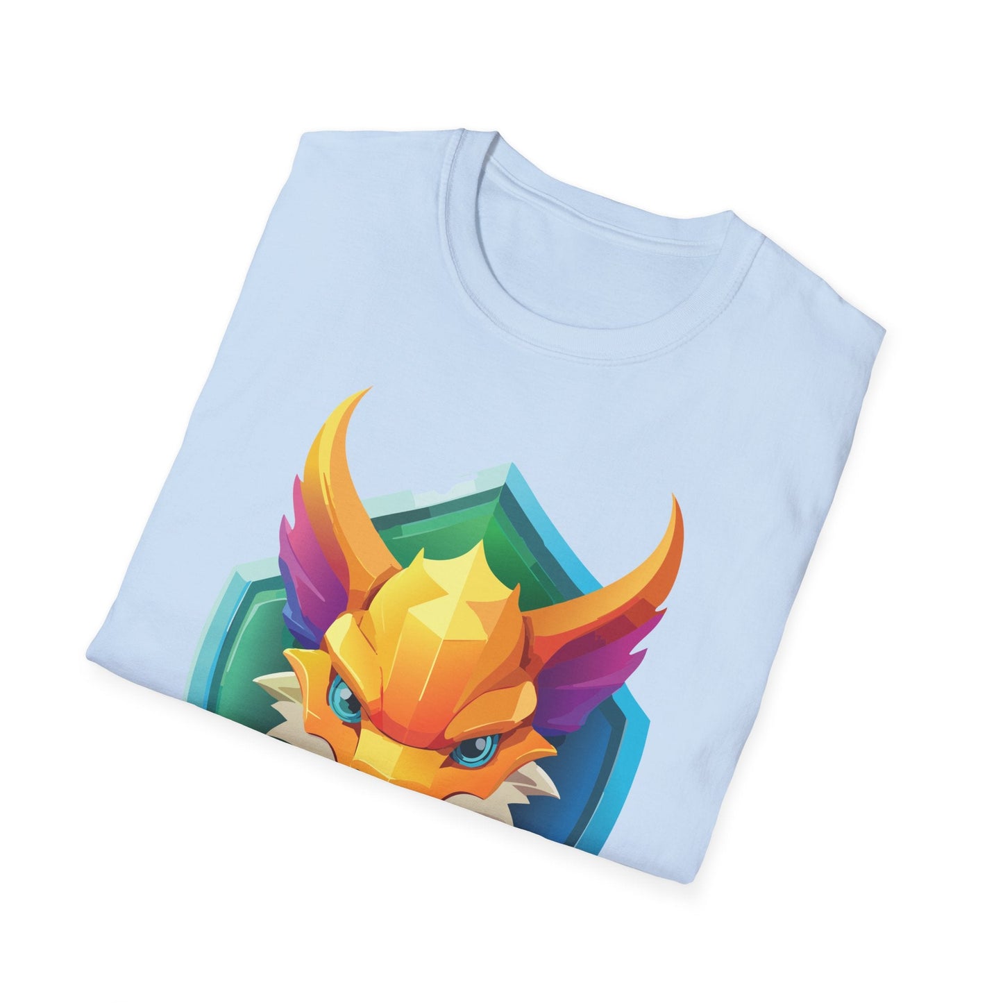 Dragon T Shirt Unisex Dragon Graphic Tee With Animal Design Soft Cotton Gildan Softstyle 64000