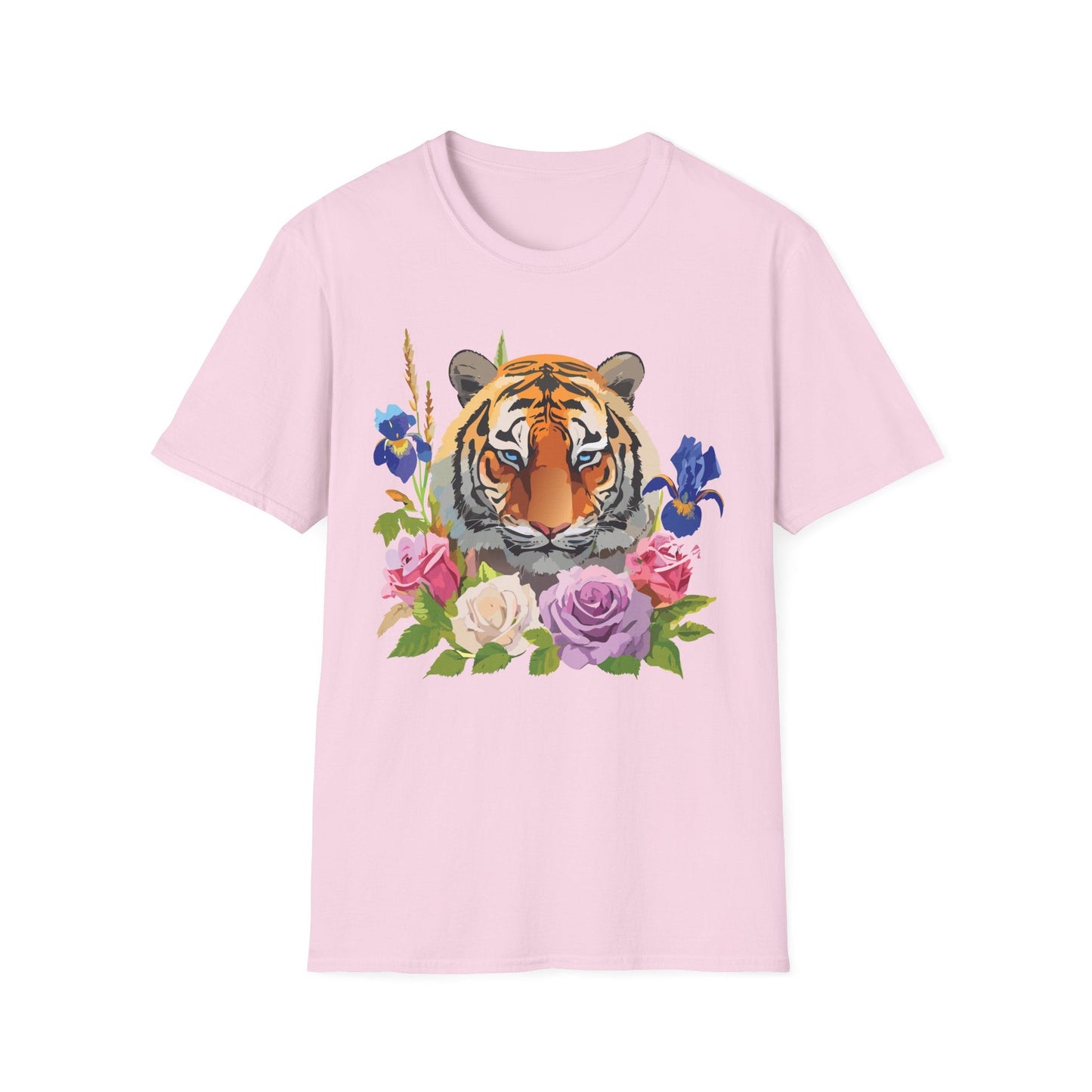 Unisex Tiger Shirt Softstyle Graphic Tee 100 Percent Cotton Apparel
