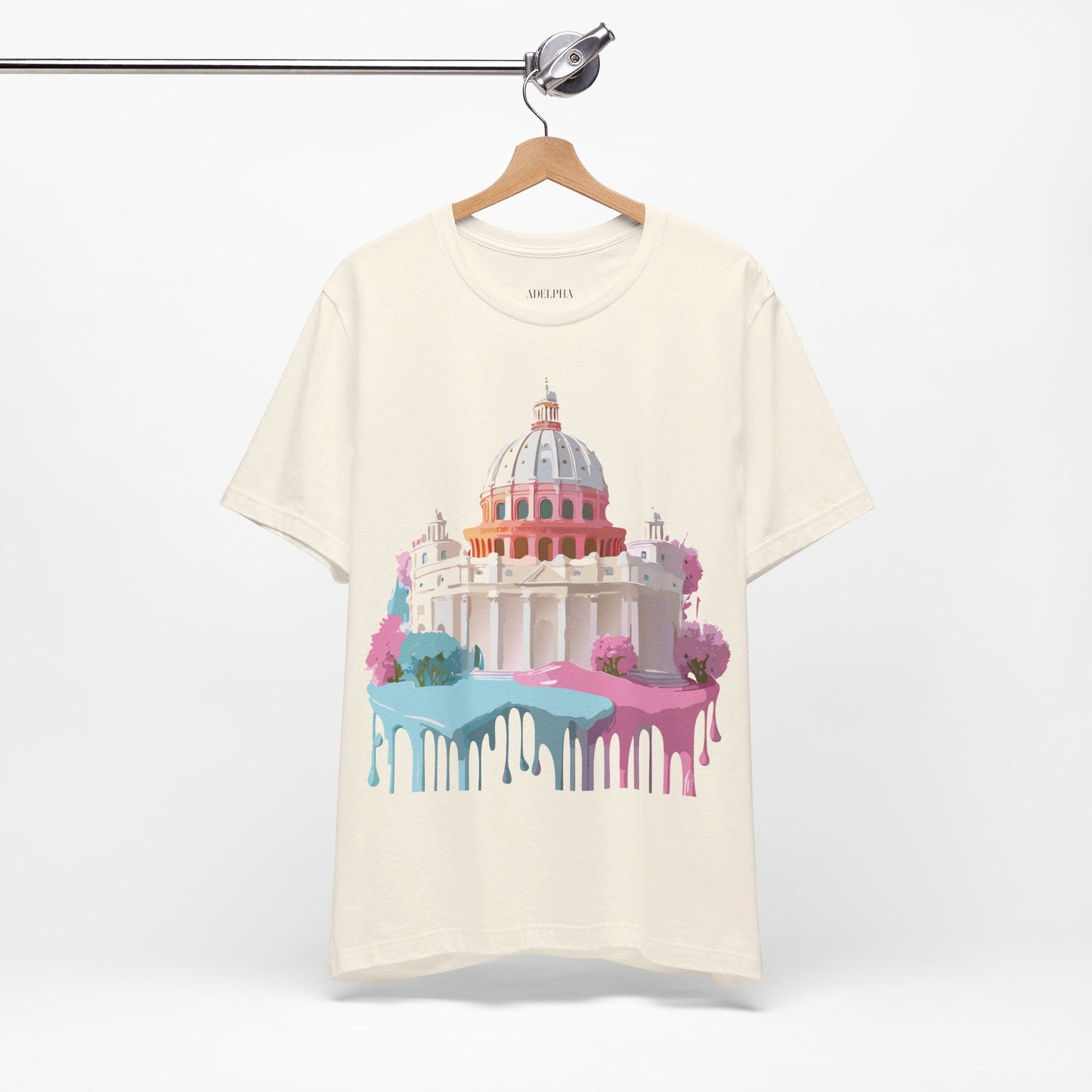 Adelpha Rome Tourist Shirt Unisex Graphic Tee With Vintage Art Design Comfortable Fit