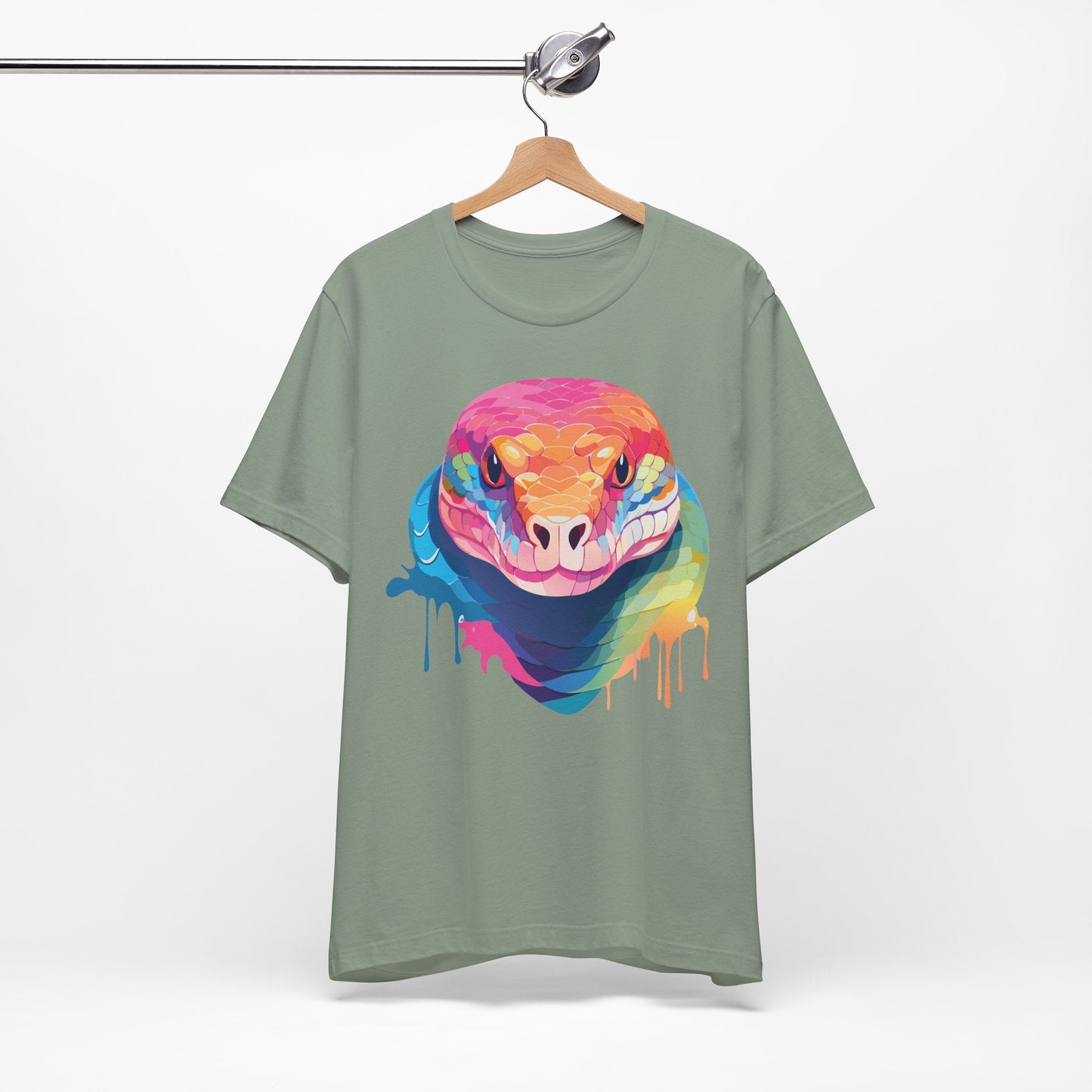 Unisex Animal Shirt With Art Design Wild Animals Graphic Print Casual Short Sleeve Tee