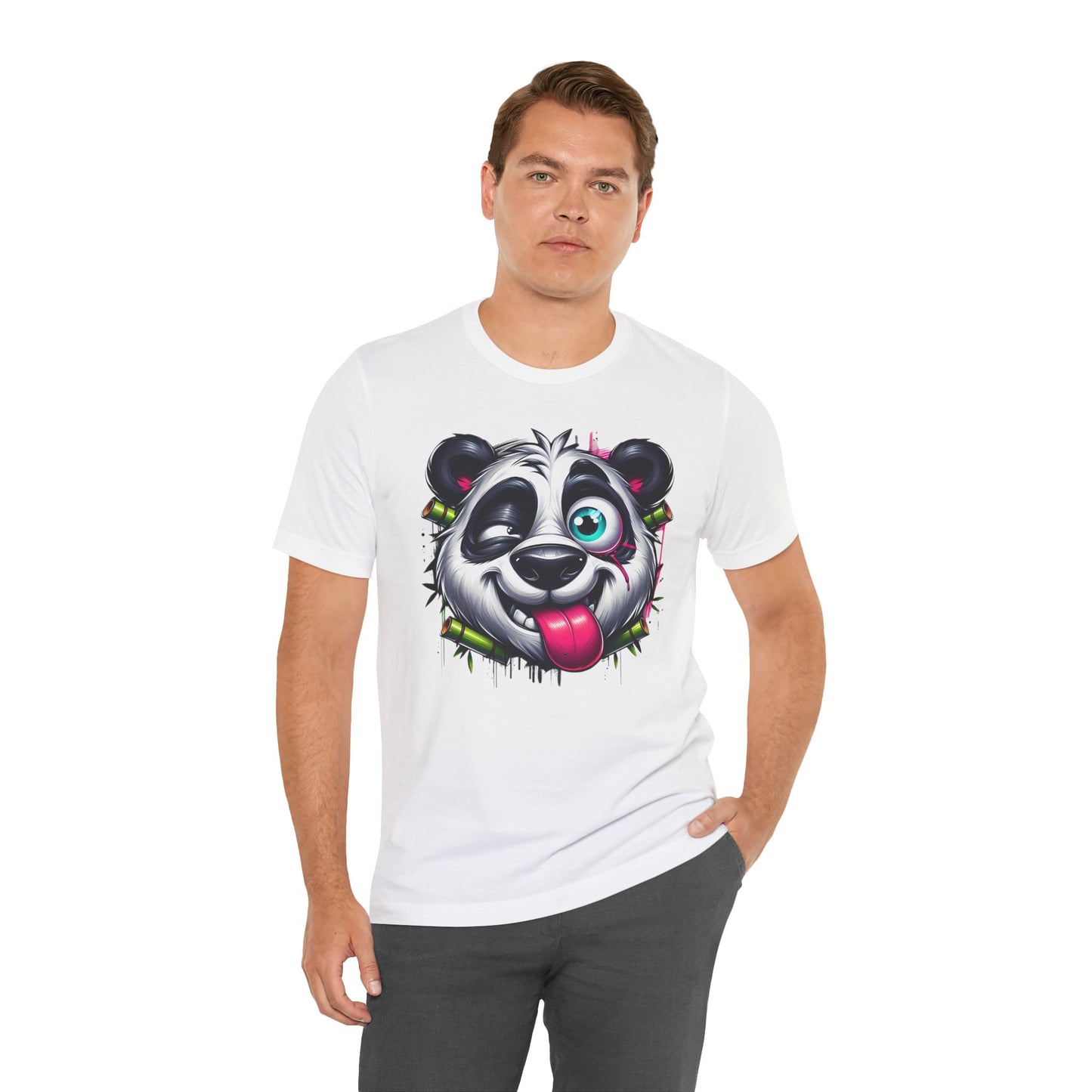 DiDi Panda Shirt, Funny Animal T-Shirt, Cartoon Top, Funny Panda Tee Shirt, Animal Tees, Art Design T-Shirt, Graphic Tee