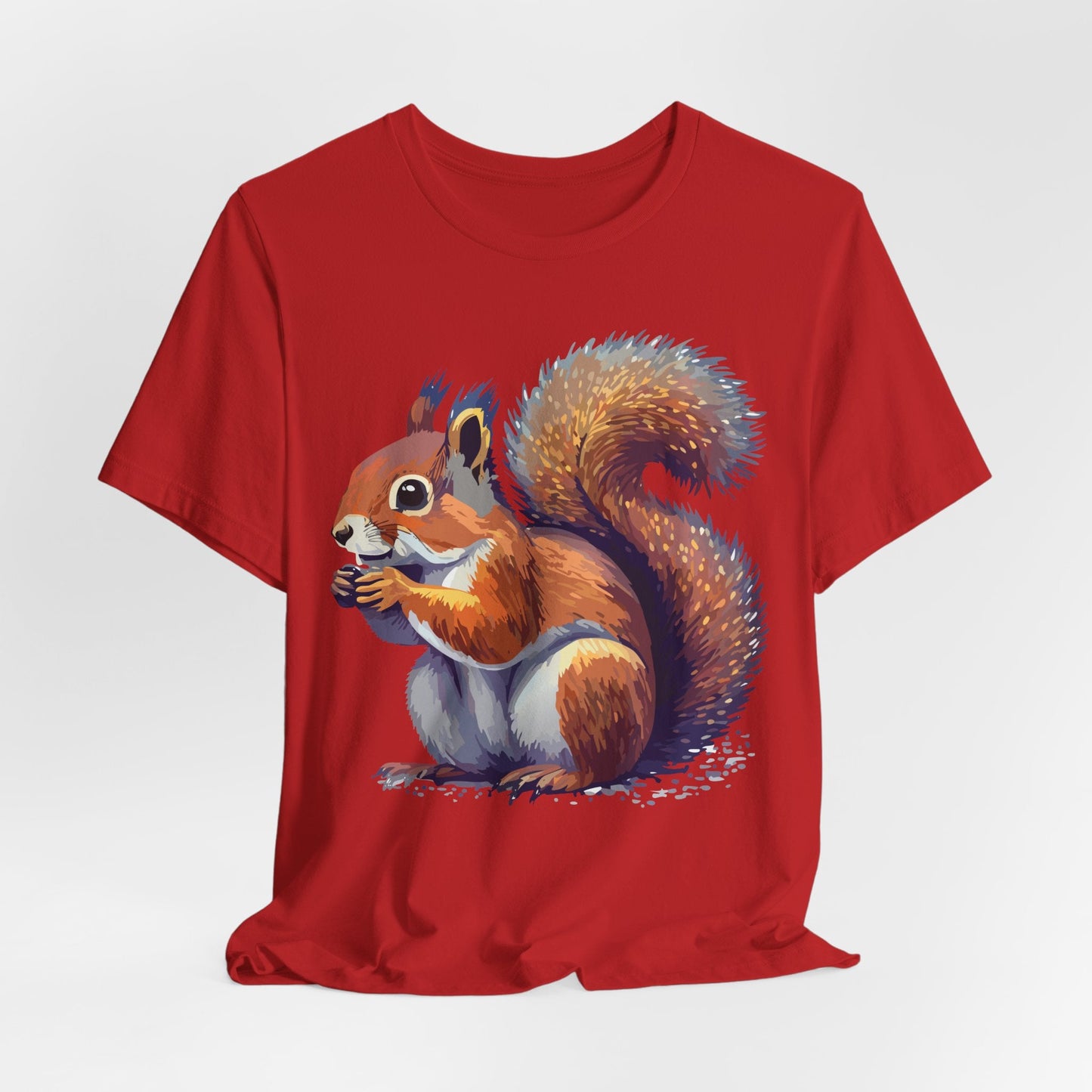 Unisex Animal Print Tee Shirt With Wild Animals Artwork Gildan Softstyle 64000 Cotton