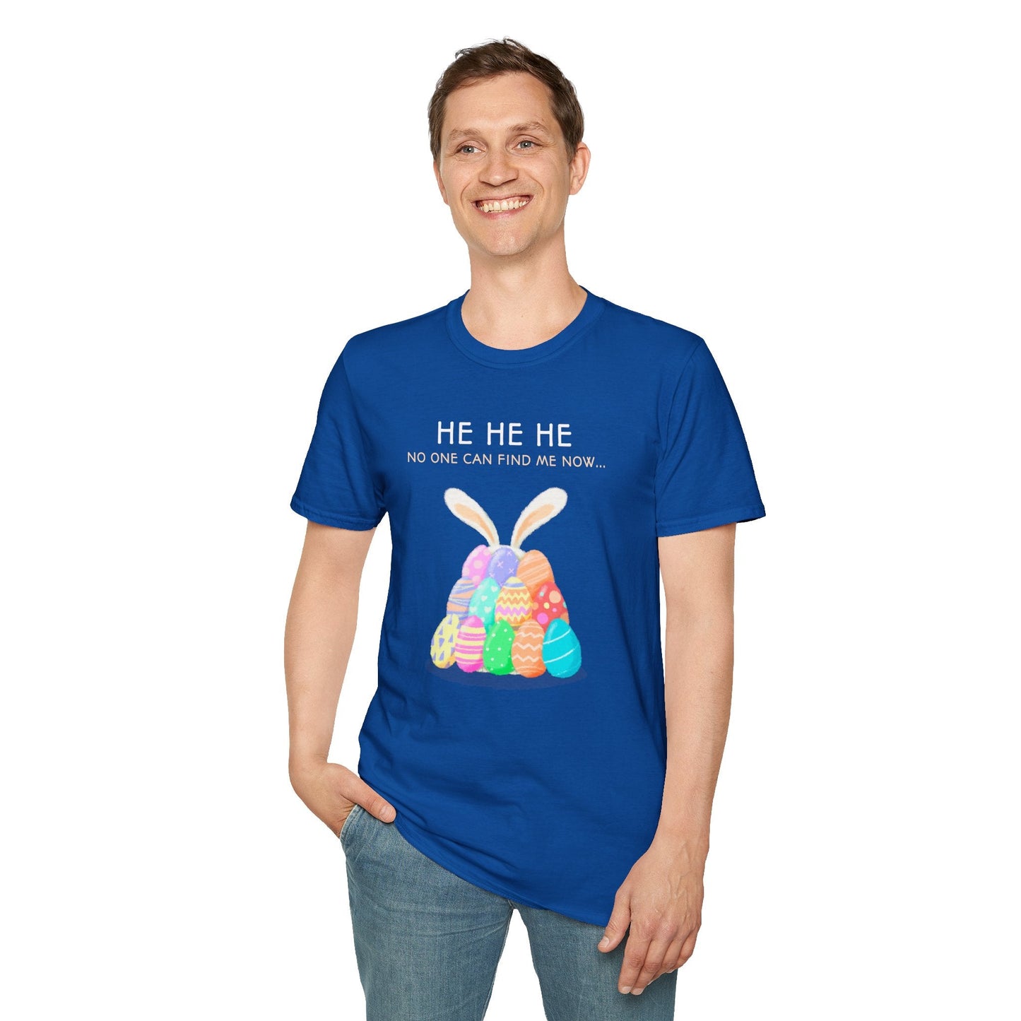 Easter Egg T Shirt Unisex Softstyle 100 Percent Ring Spun Cotton Easter Design Tee