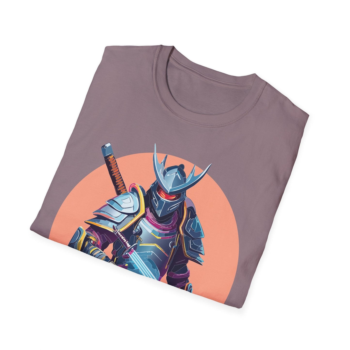 Samurai Shirt Unisex Tee Gildan Softstyle 64000 One Hundred Percent Ring Spun Cotton Comfort
