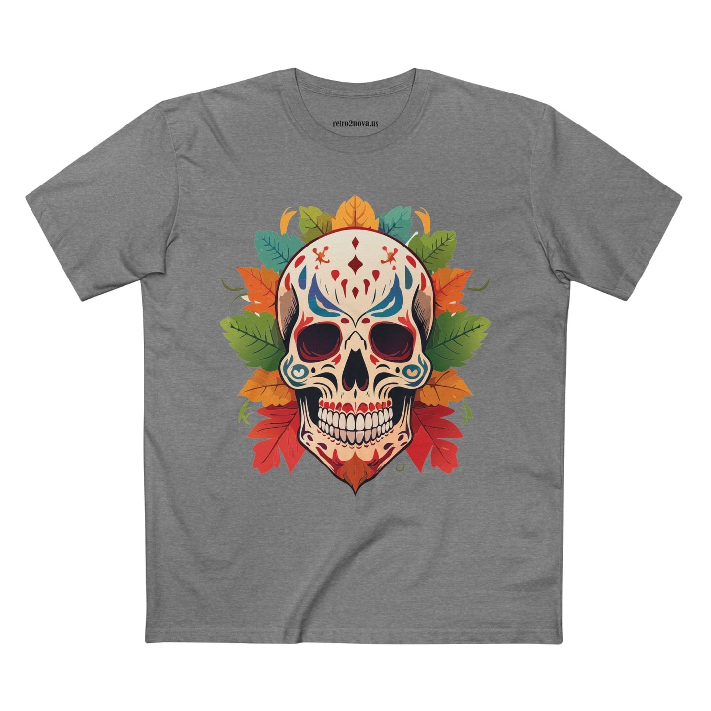 Skull Shirt Skeleton Tee SS-12 Unisex Premium Cotton Original Art Design Retro2Nova