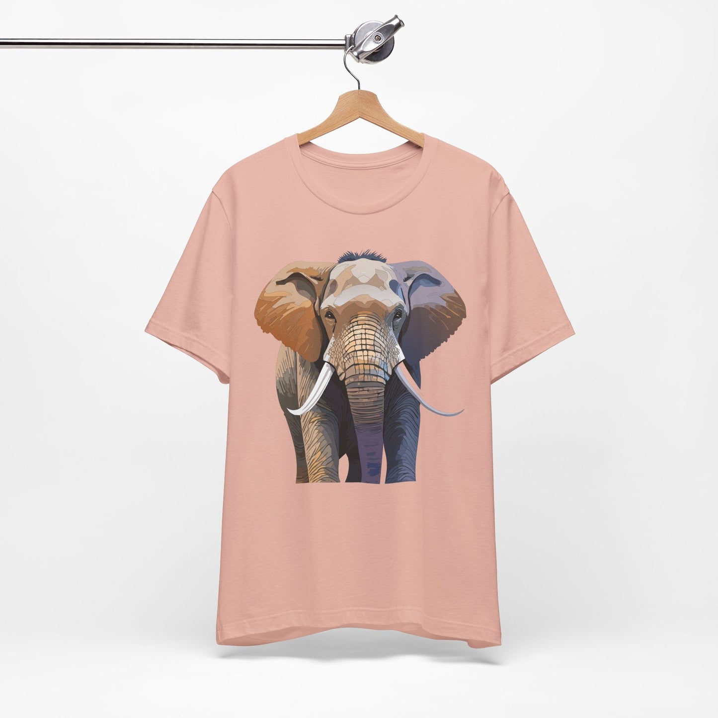 Unisex Animal Art Design Tee Shirt With Wildlife Animals Short Sleeve Everyday Comfort