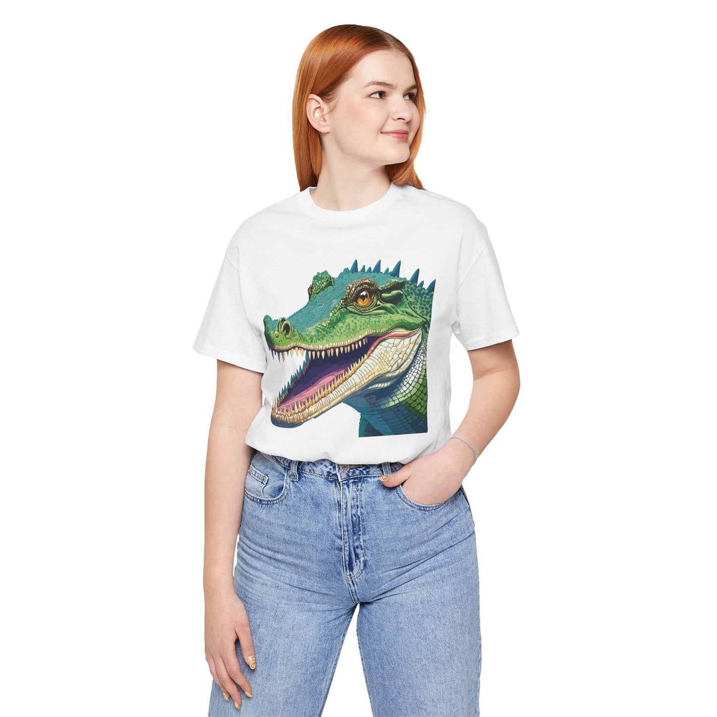 Unisex Animal Tee Shirt With Animals Art Design Wild Animals Jersey Short Sleeve