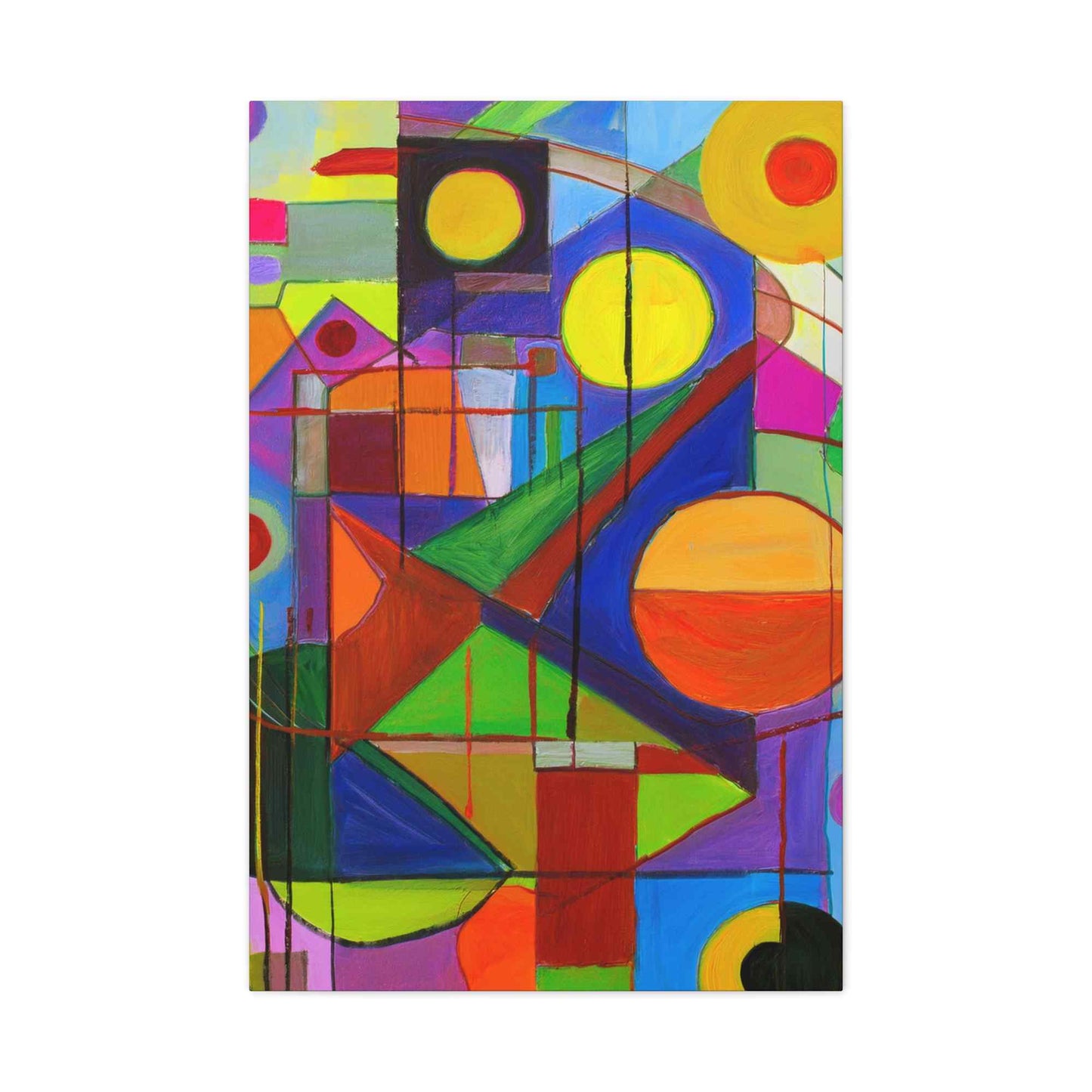 Abstract Painting Print Canvas 20x24,20x30,24x30, 24x32,24x36,30x40, 32x48,36x48,40x60 Pine-Wood Inner Frame ABS-5