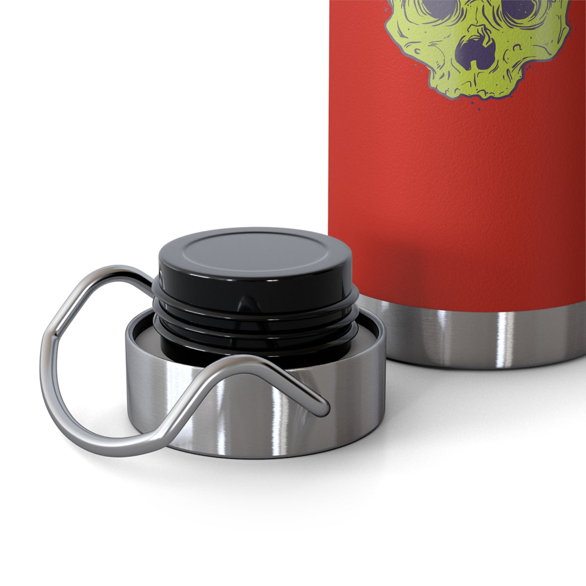 22oz Copper Insulated Water Bottle with Cartoon Design - CV60