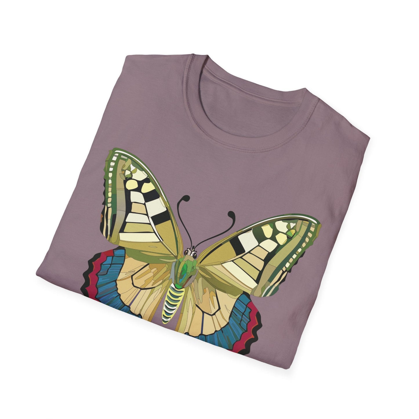 Butterfly T Shirt Unisex Monarch Design Soft Cotton Gildan 64000 Short Sleeve Tee