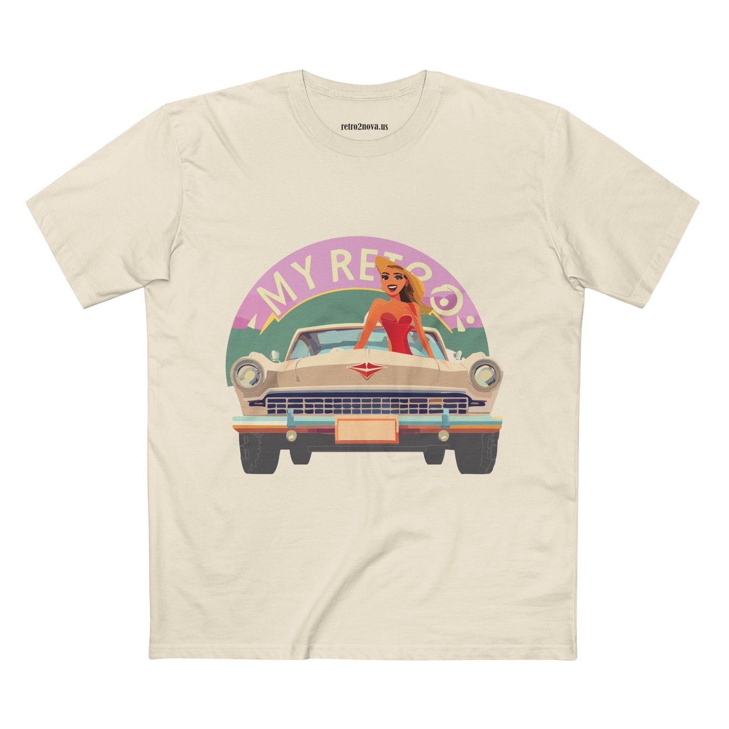 RC27 Retro Car Shirt Unisex Premium Cotton Tee With Original Art Design Retro2Nova Art Collection