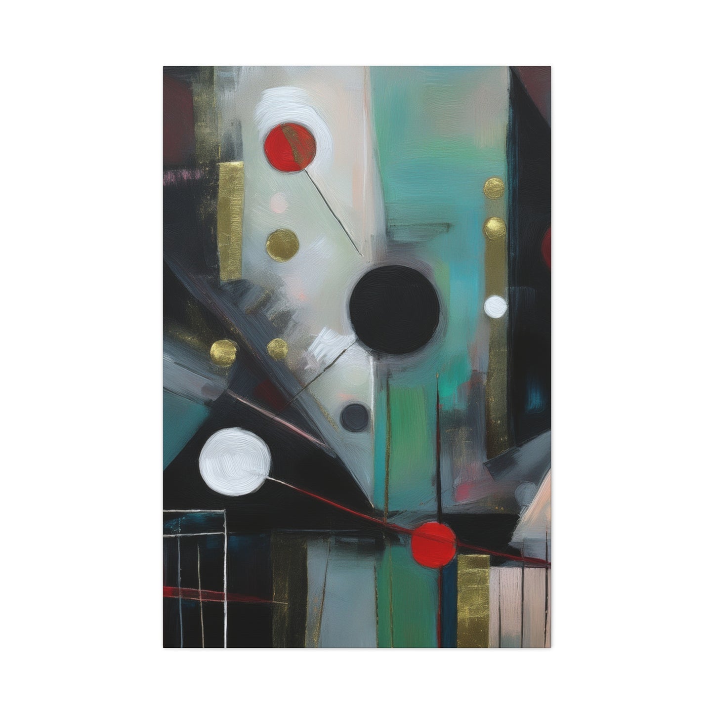 Abstract Oil Painting Print Canvas 20x24,20x30,24x30 24x32,24x36,30x40 32x48,36x48,40x60 Pine-Wood Inner Frame ABS-158