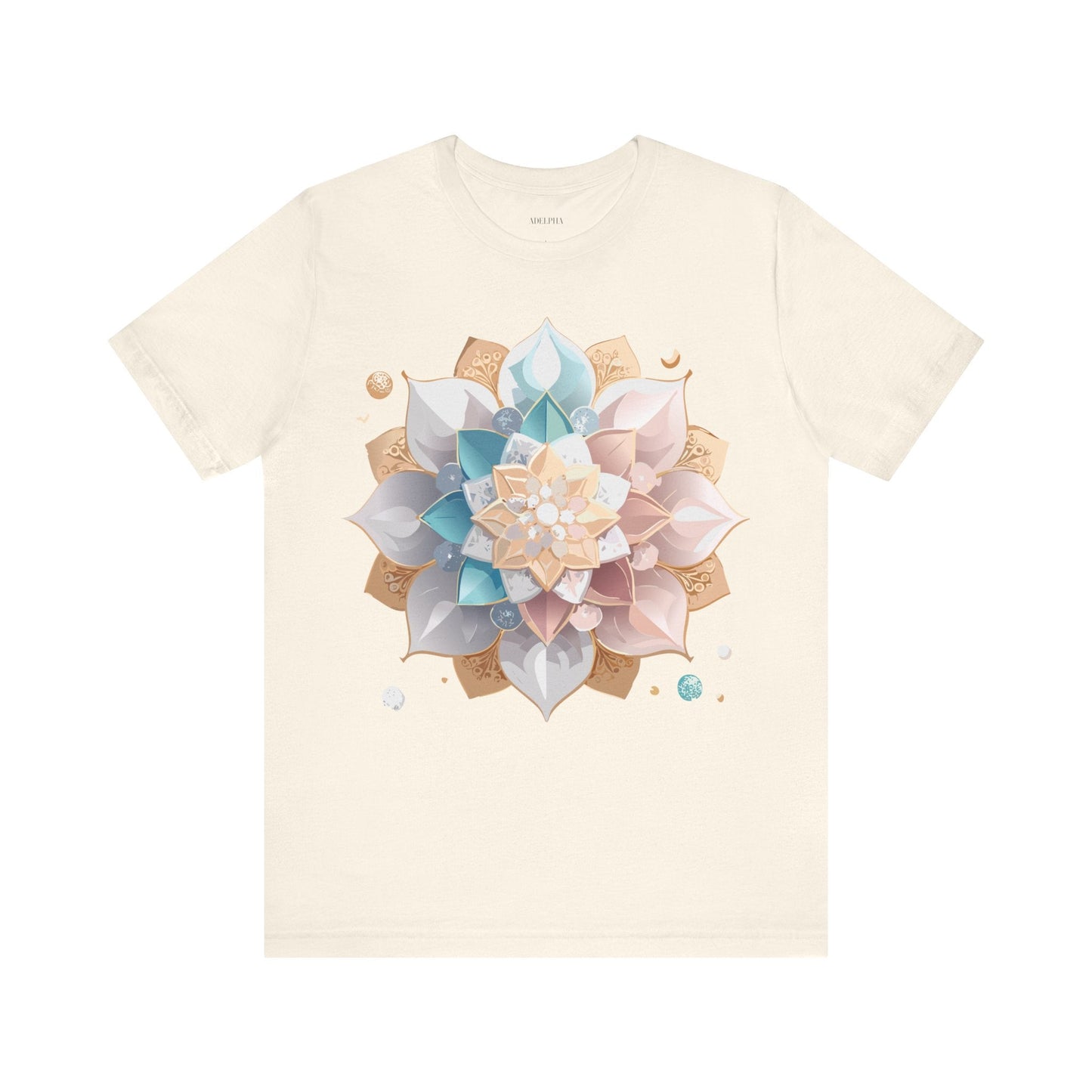 Adelpha Mandala Graphic Tee Unisex Jersey Short Sleeve Art Design Shirt Premium Comfort Wear