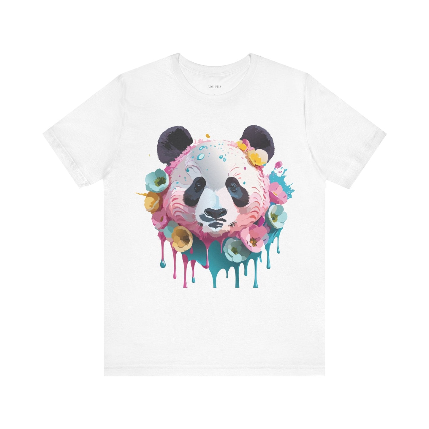 Panda Graphic Unisex 100 Cotton Vintage Art with Animal T-Shirt 6