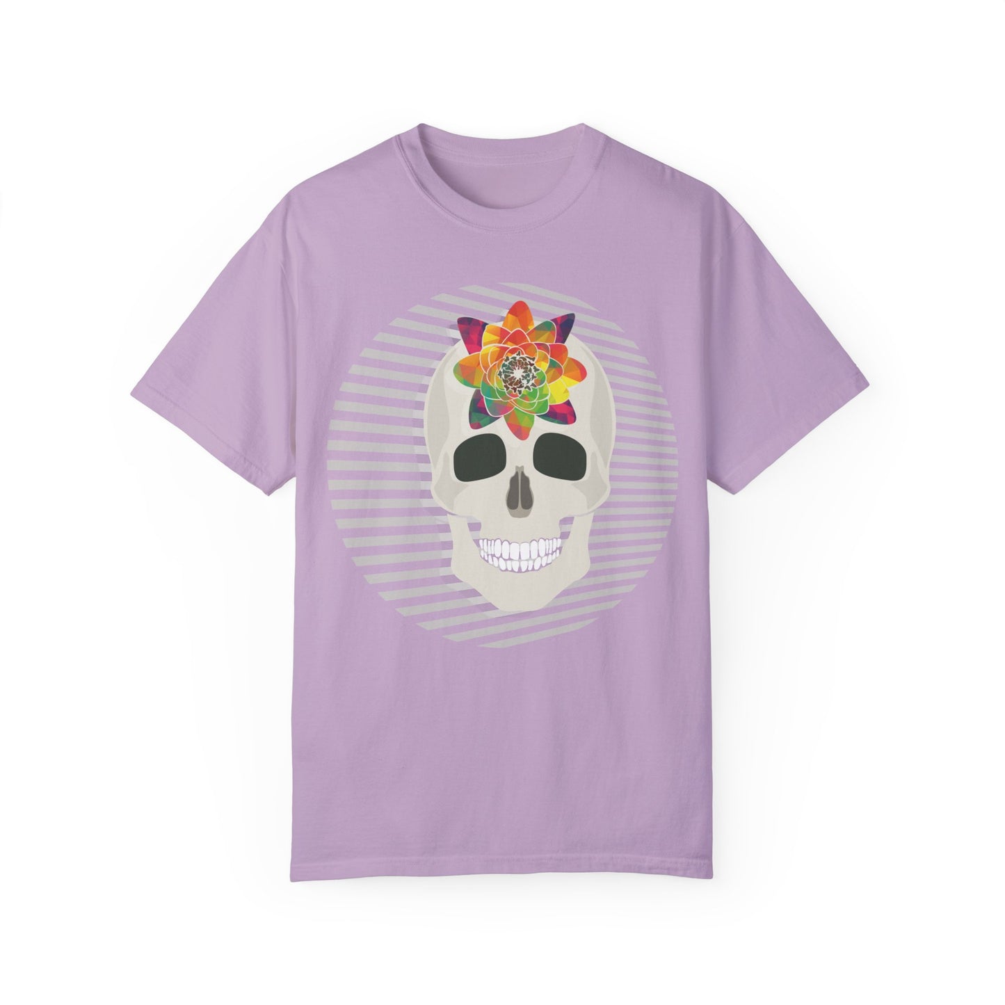 Unisex Cotton Tee Shirt with Skull