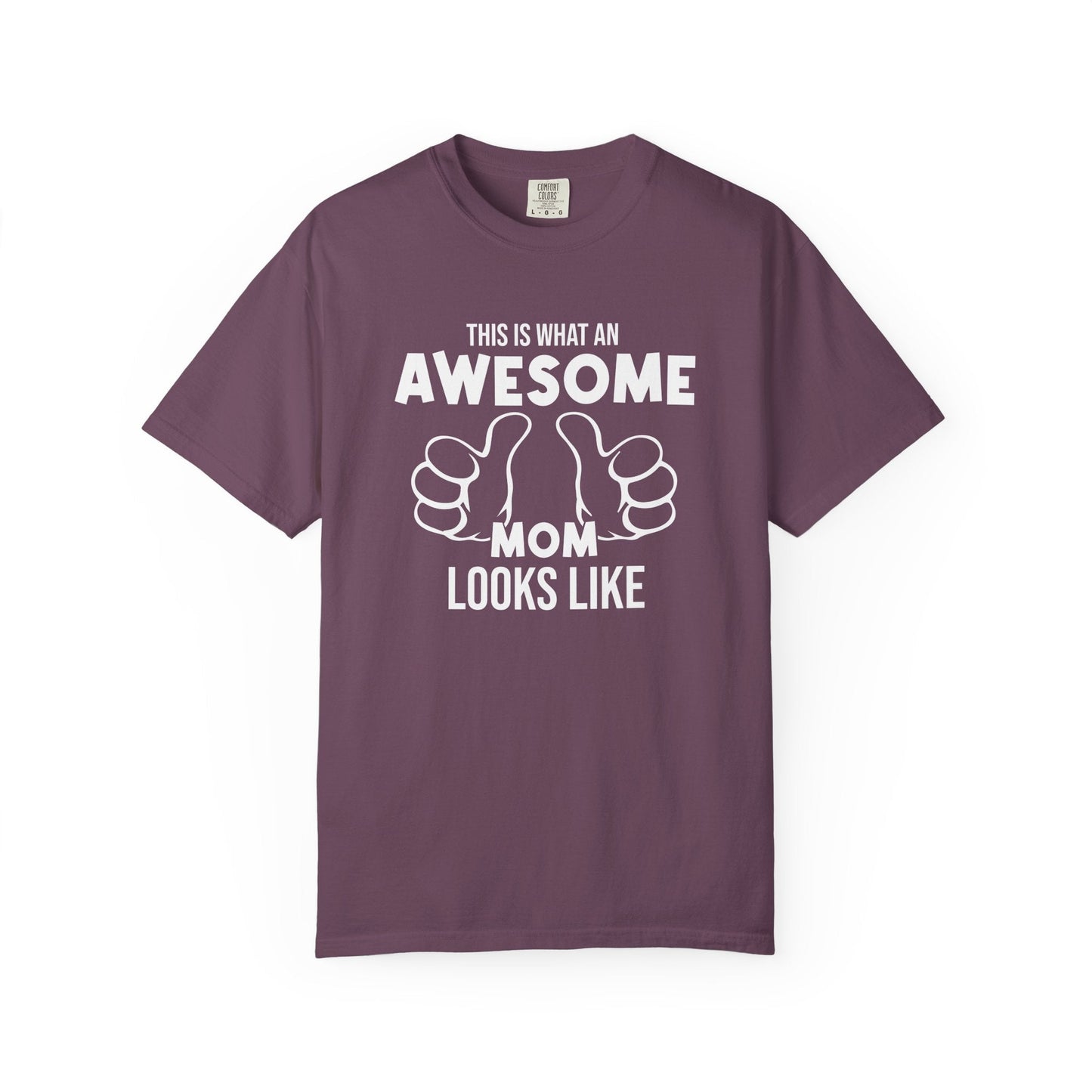 Mom T-shirt Mother's Day Mama Tee Unisex Comfort Colors Garment-Dyed Cotton h25
