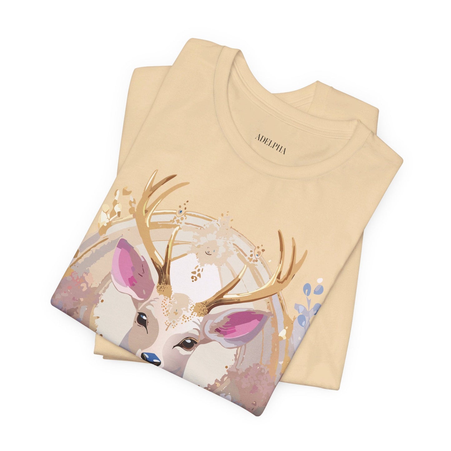 Medallion Graphic Unisex 100 Cotton Vintage Animal Medal Artwork Tee 68