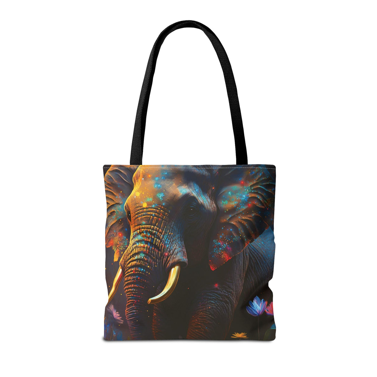 Bolsa de lona con estampados de animales 