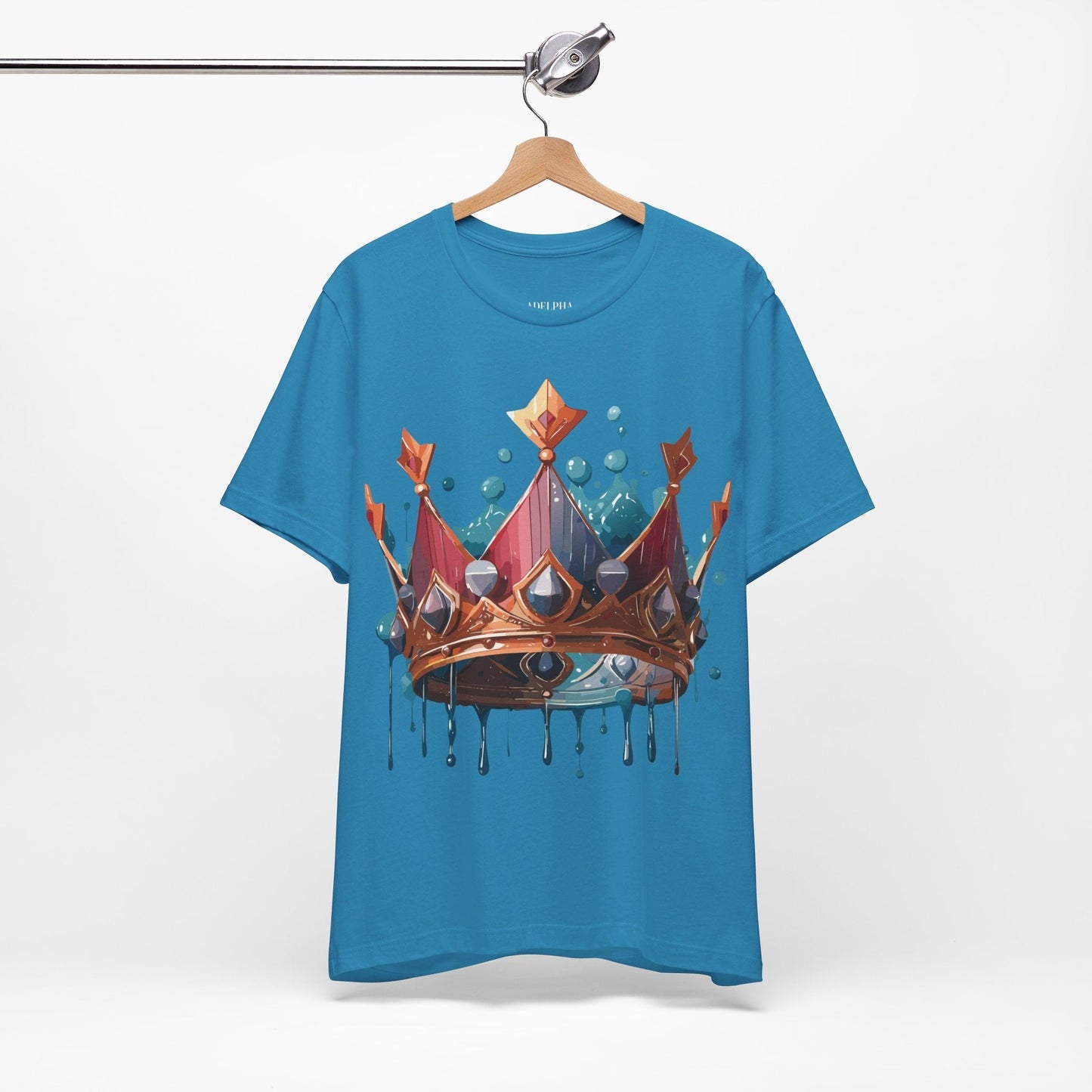 Crown Graphic Unisex 100 Cotton Vintage Artwork Tee 7