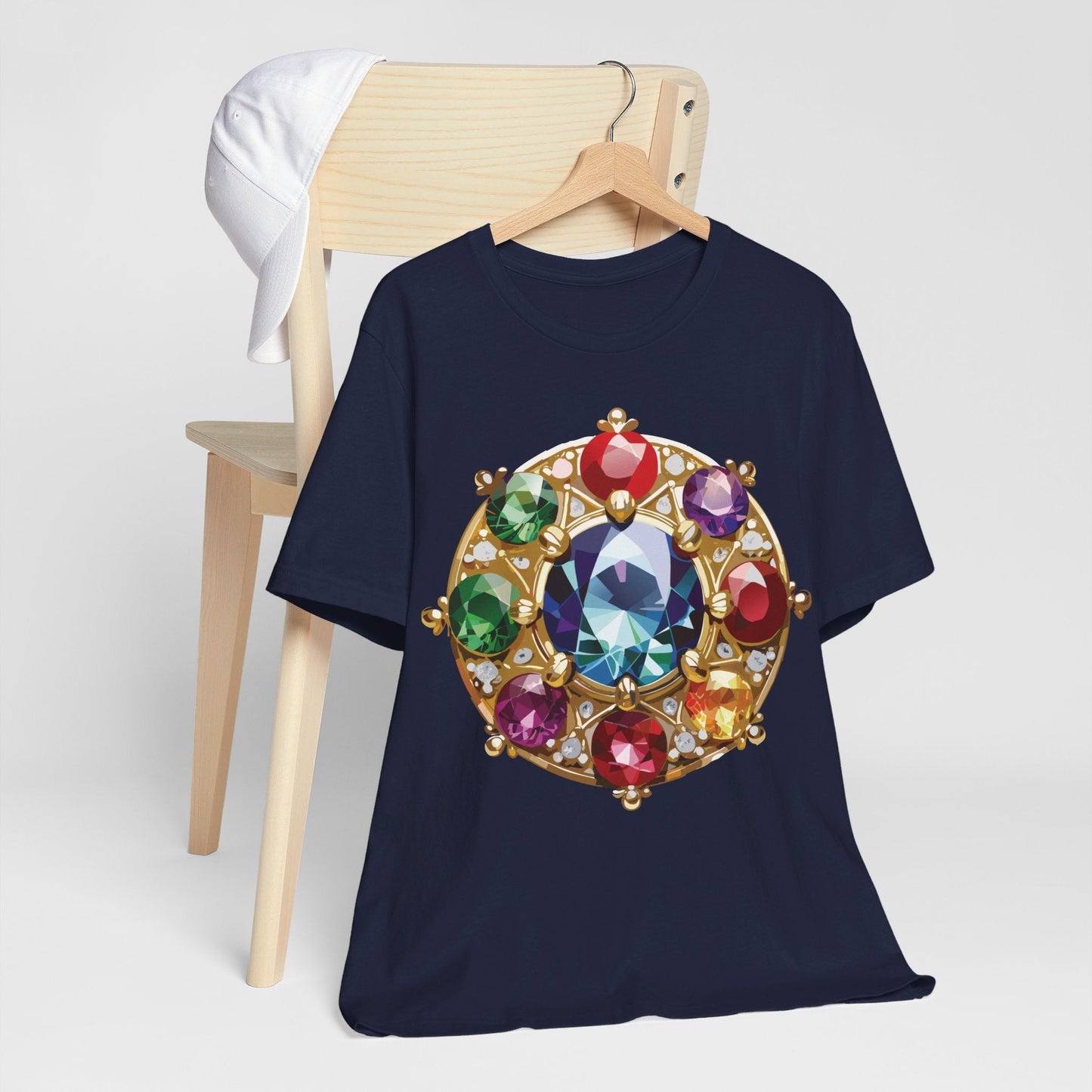 Jewelry Graphic Unisex 100 Cotton Vintage Treasure Art T-Shirt 39