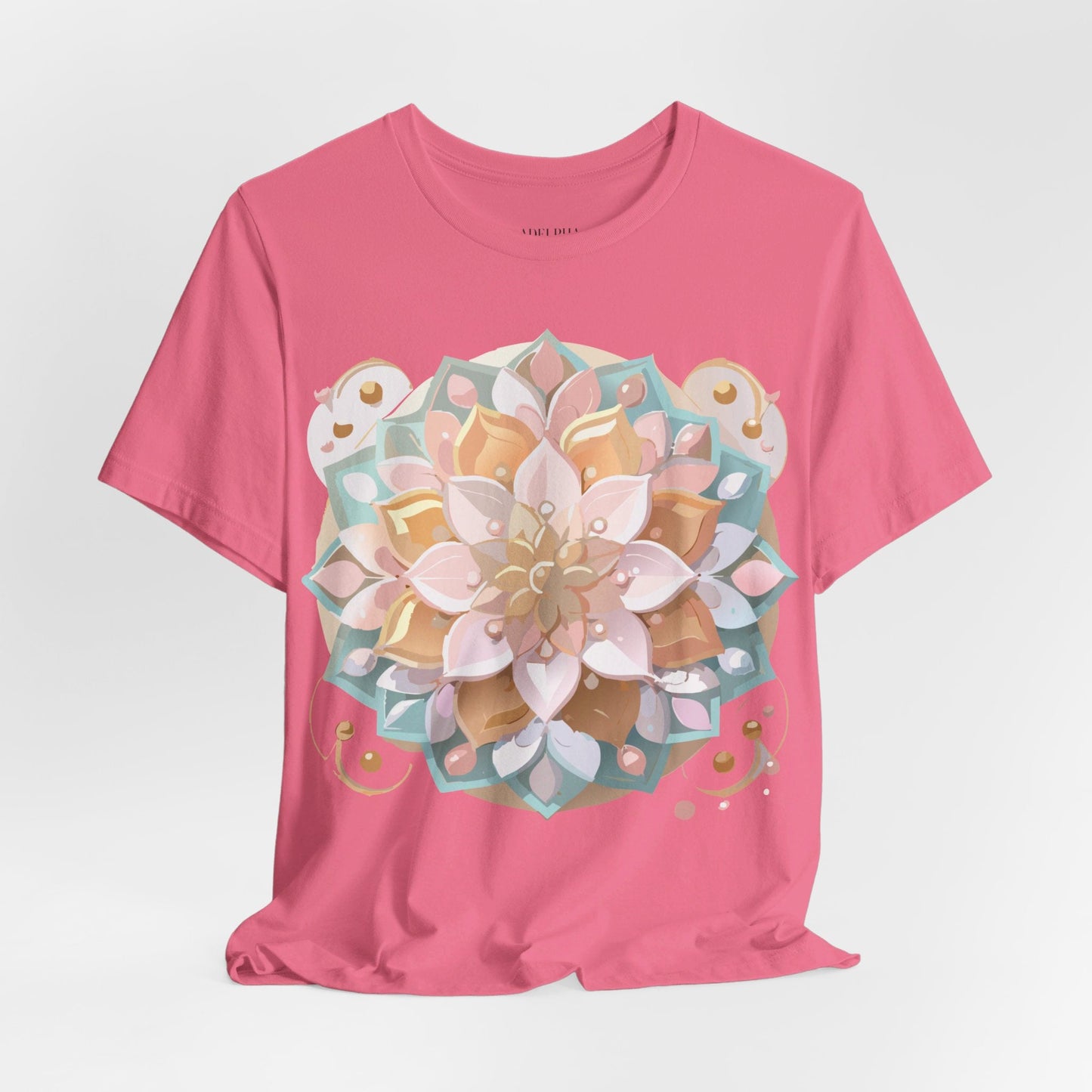 Mandala Shirt Graphic Tee Unisex Adelpha Vintage Inspired Art Design Premium Apparel