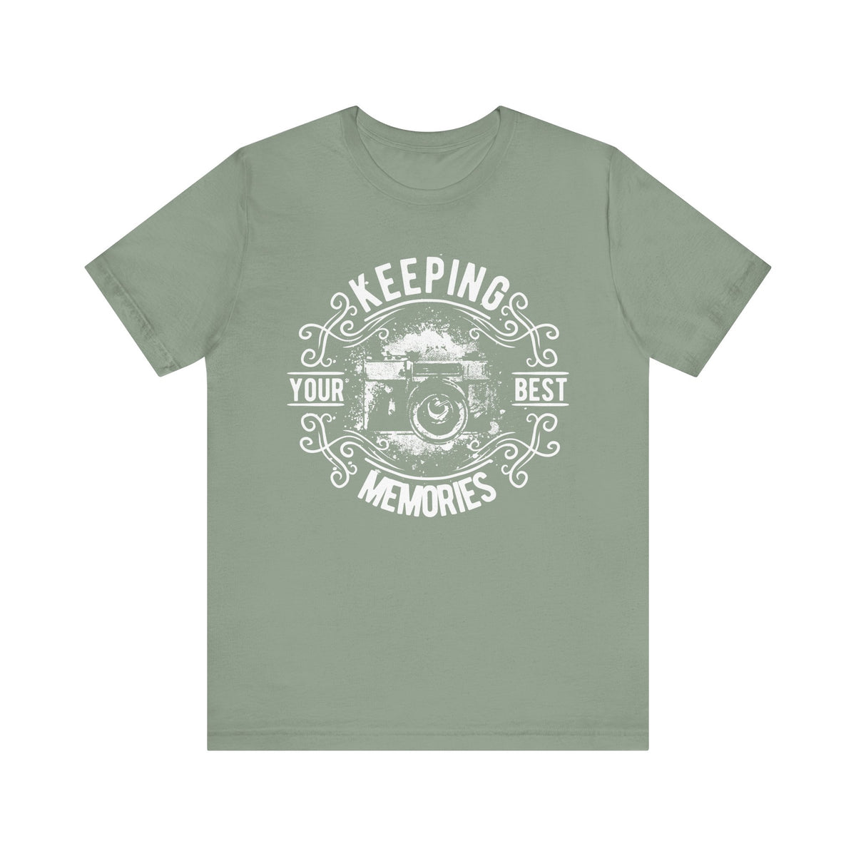 Keeping Your Best Memories T-Shirt Vintage Camera Graphic T-Shirt A-5