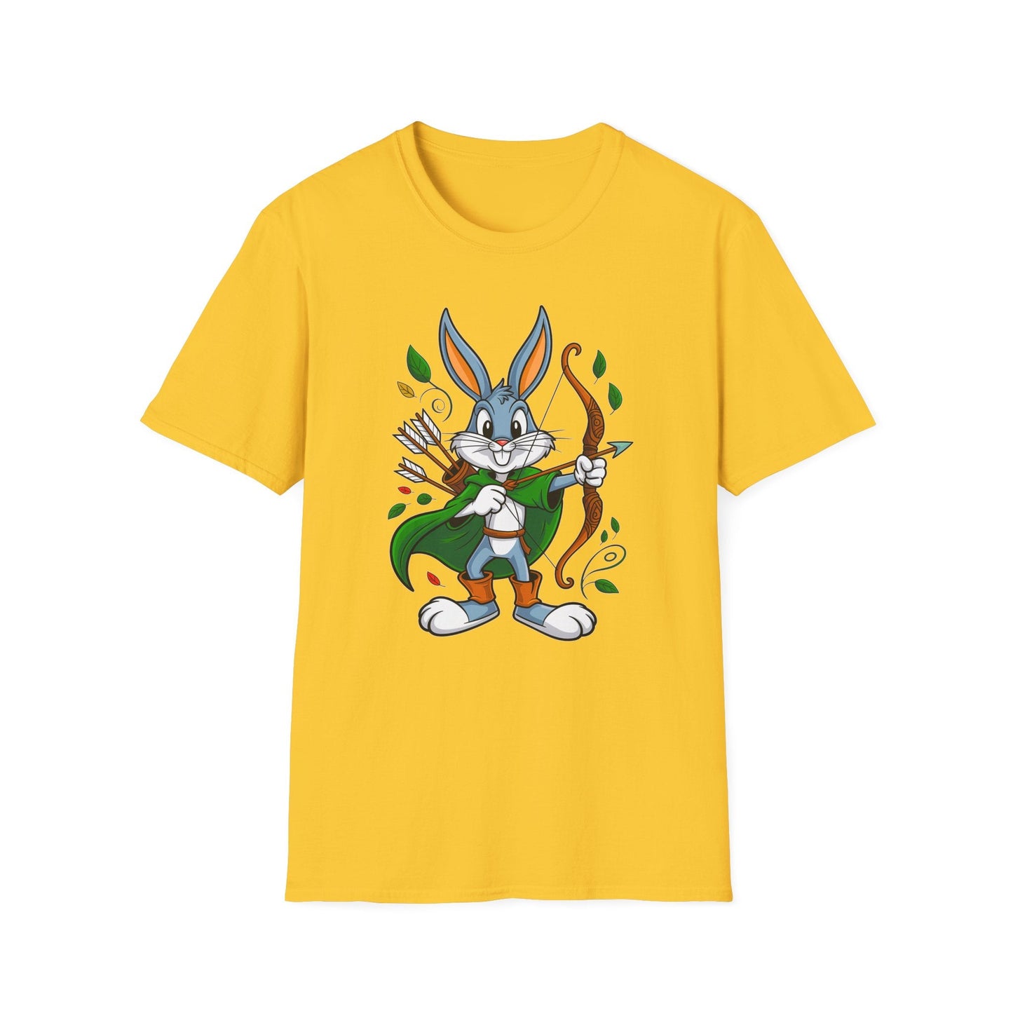 Bugs Bunny T Shirt Unisex Gildan Softstyle 100 Percent Ring Spun Cotton Cartoon Shirt Graphic