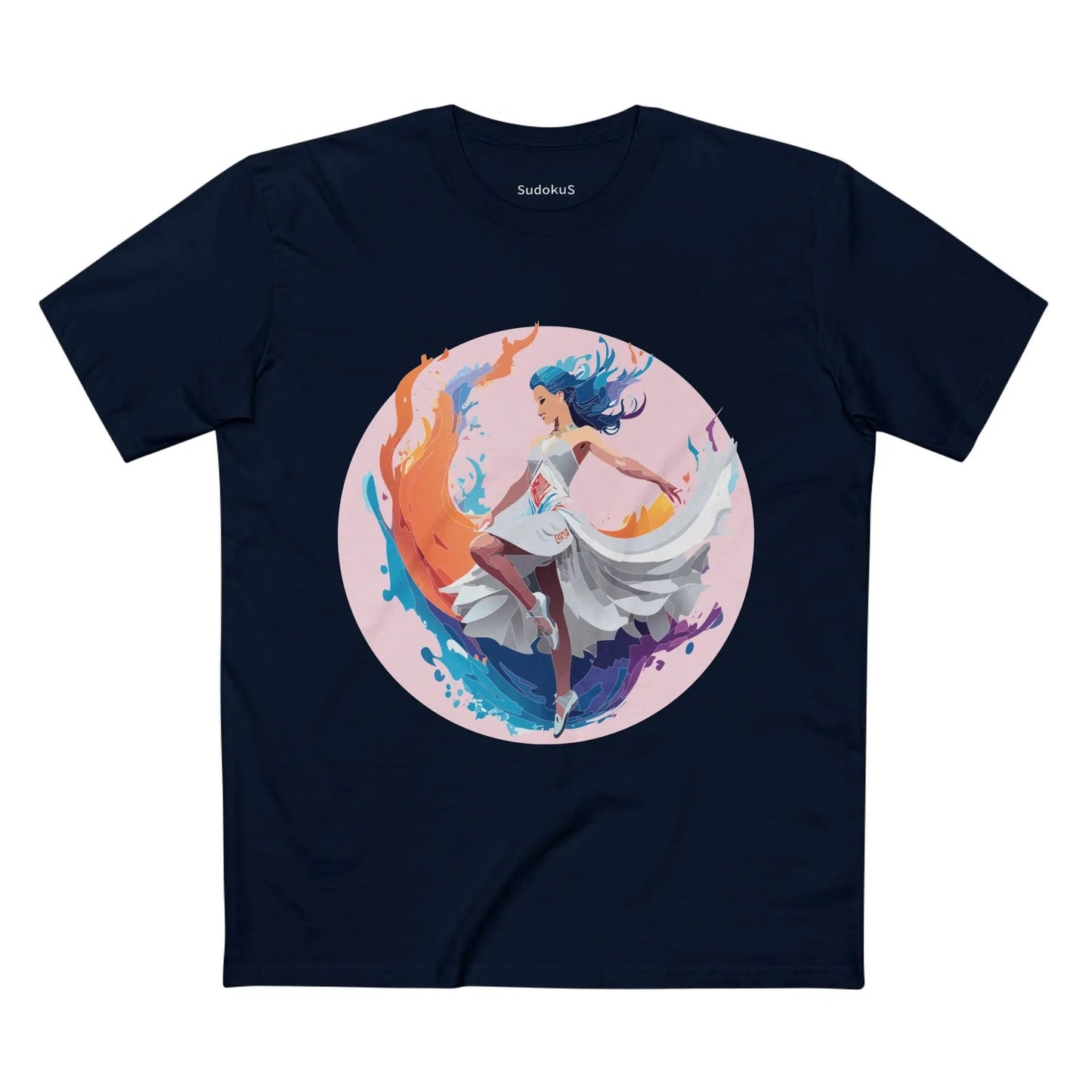 Dancer Graphic Unisex 100 Cotton Staple Tee 2